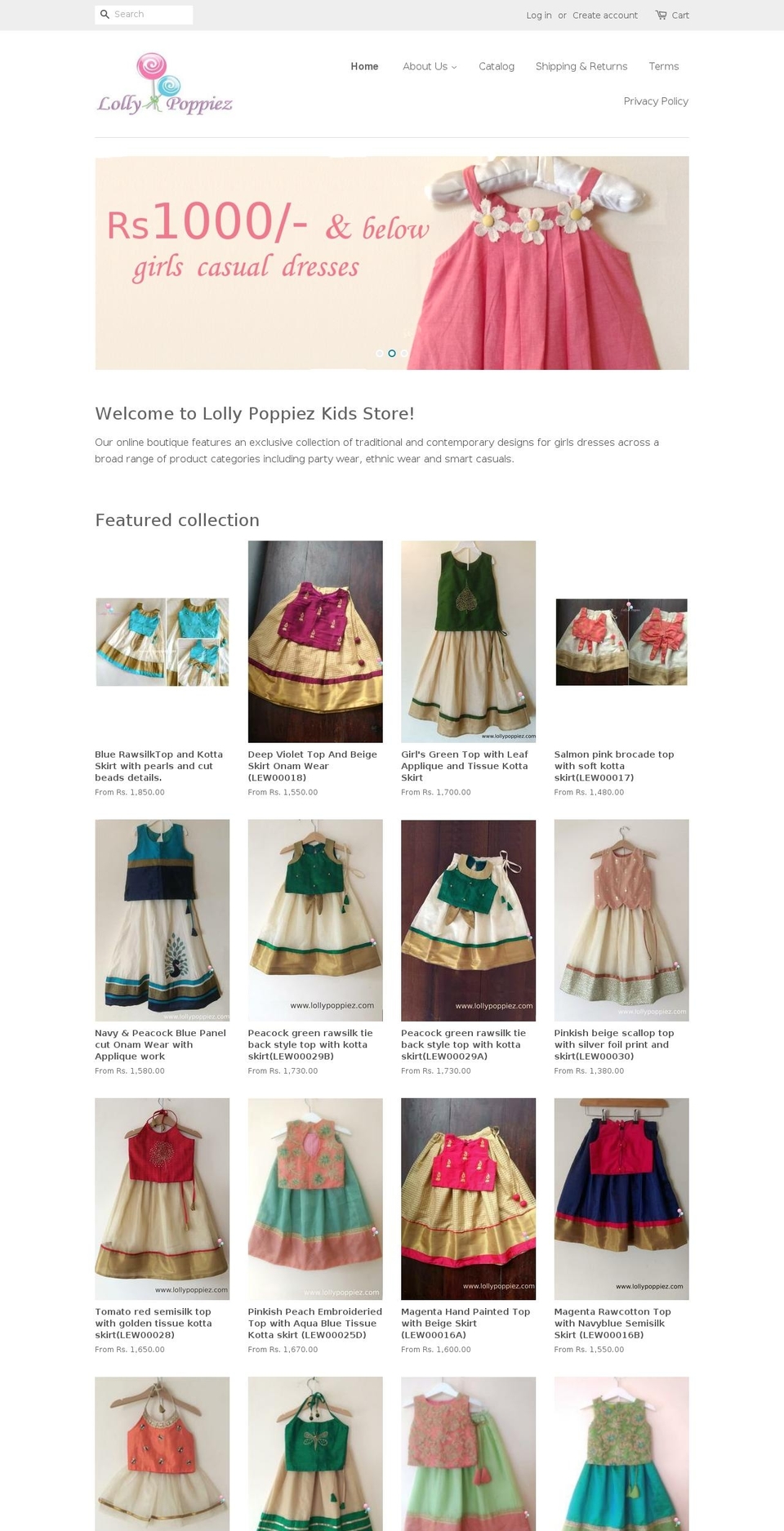 lollypoppiez.com shopify website screenshot