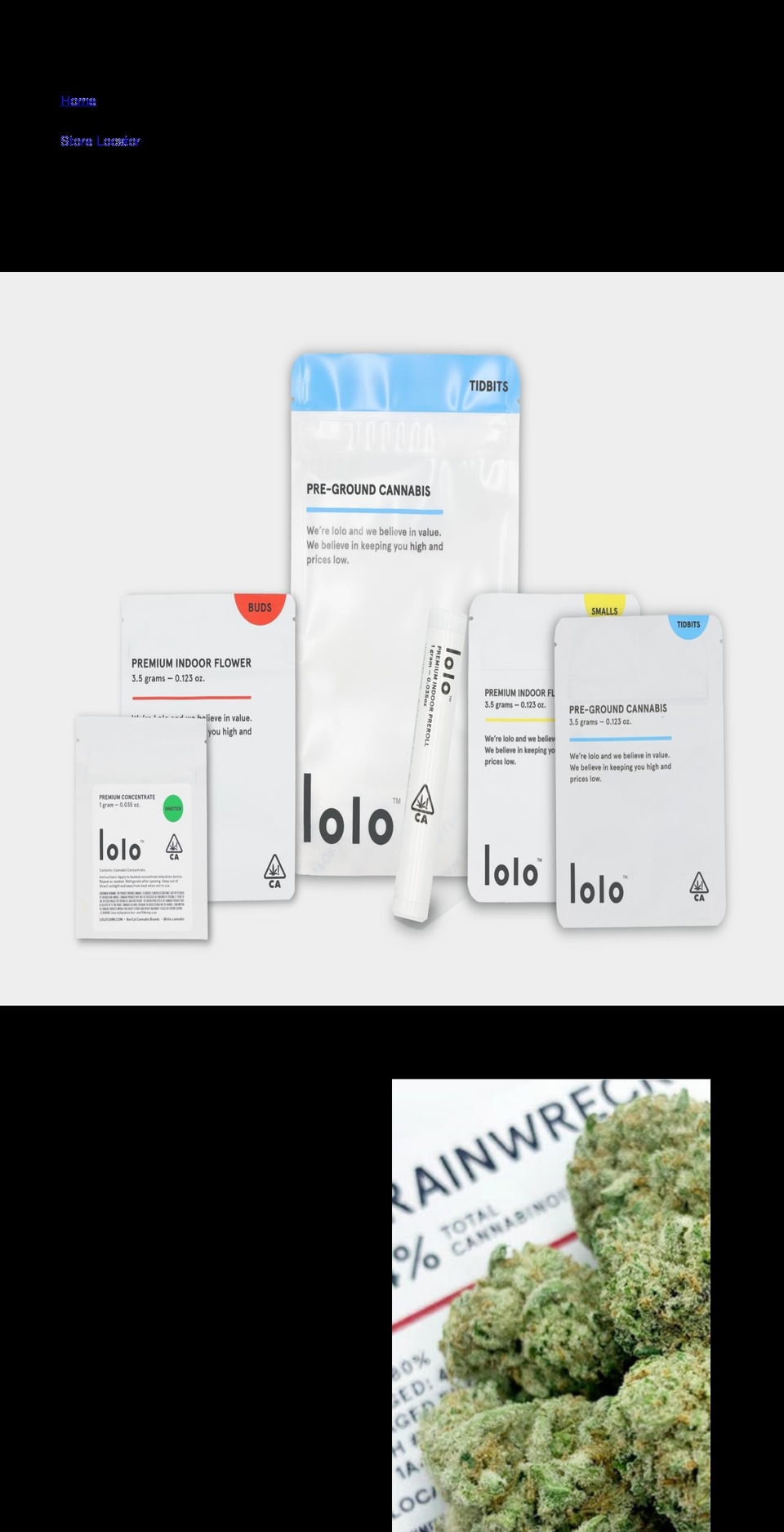 lolocann.com shopify website screenshot