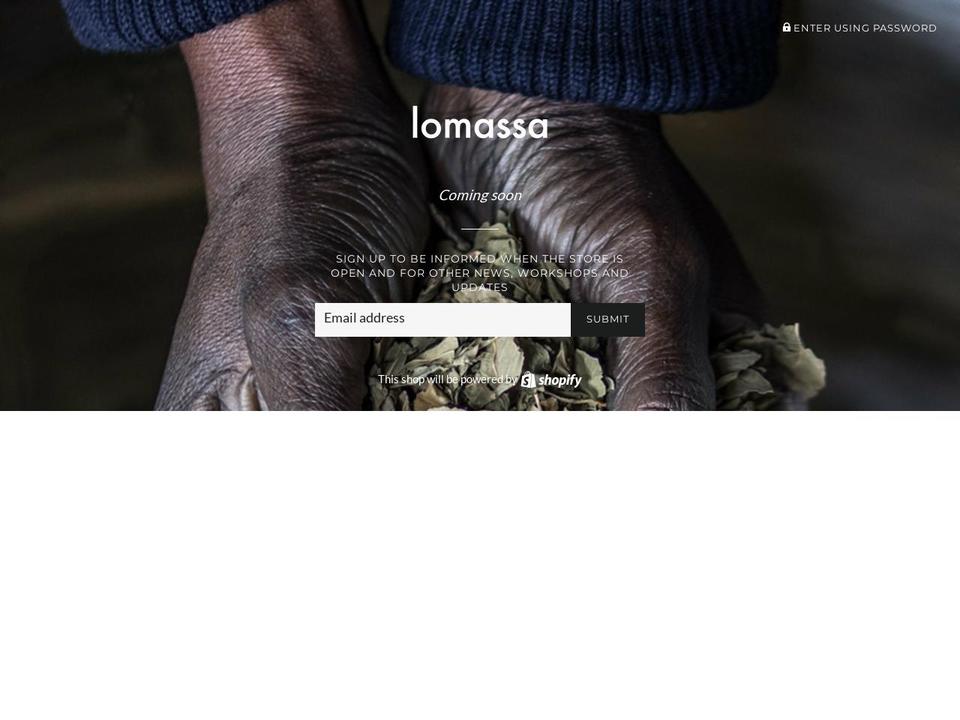 lomassa.com shopify website screenshot