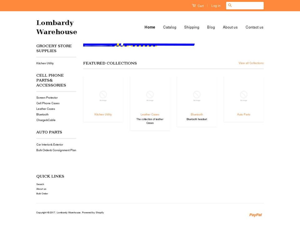 lombardymart.com shopify website screenshot