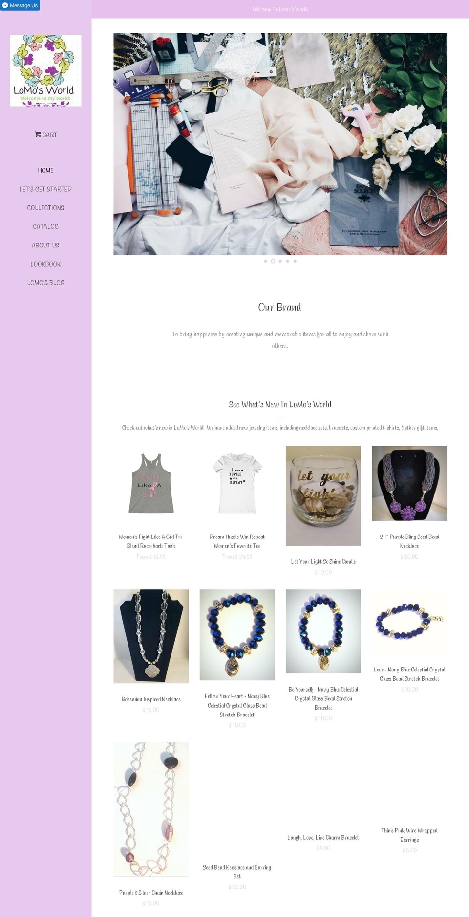 lomosworld.com — Shopify storefront screenshot