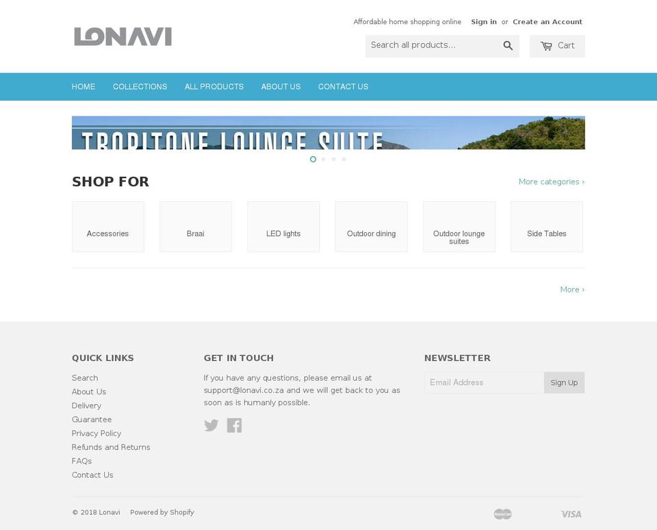 lonavi.com — Shopify storefront screenshot