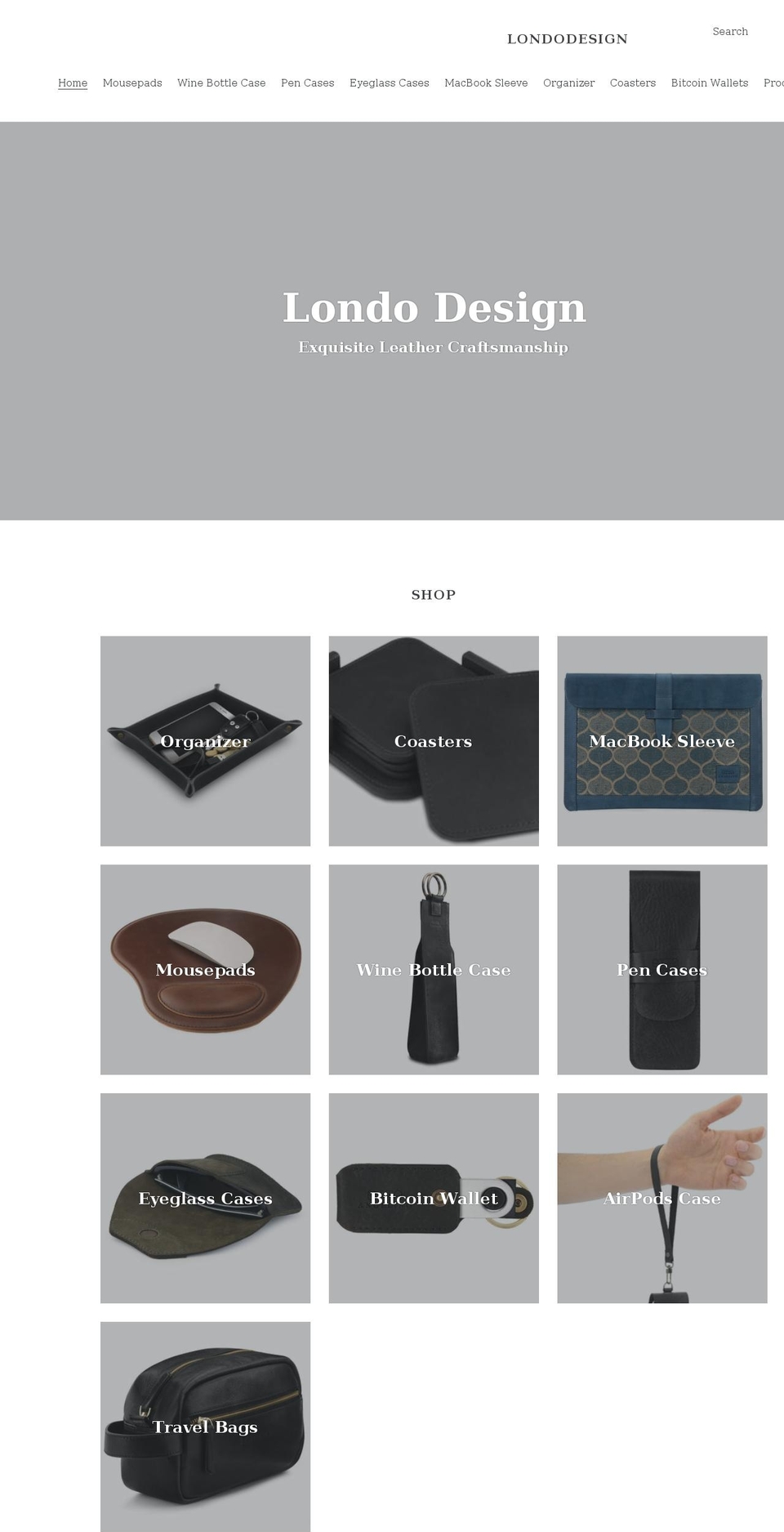 londodesign.com shopify website screenshot