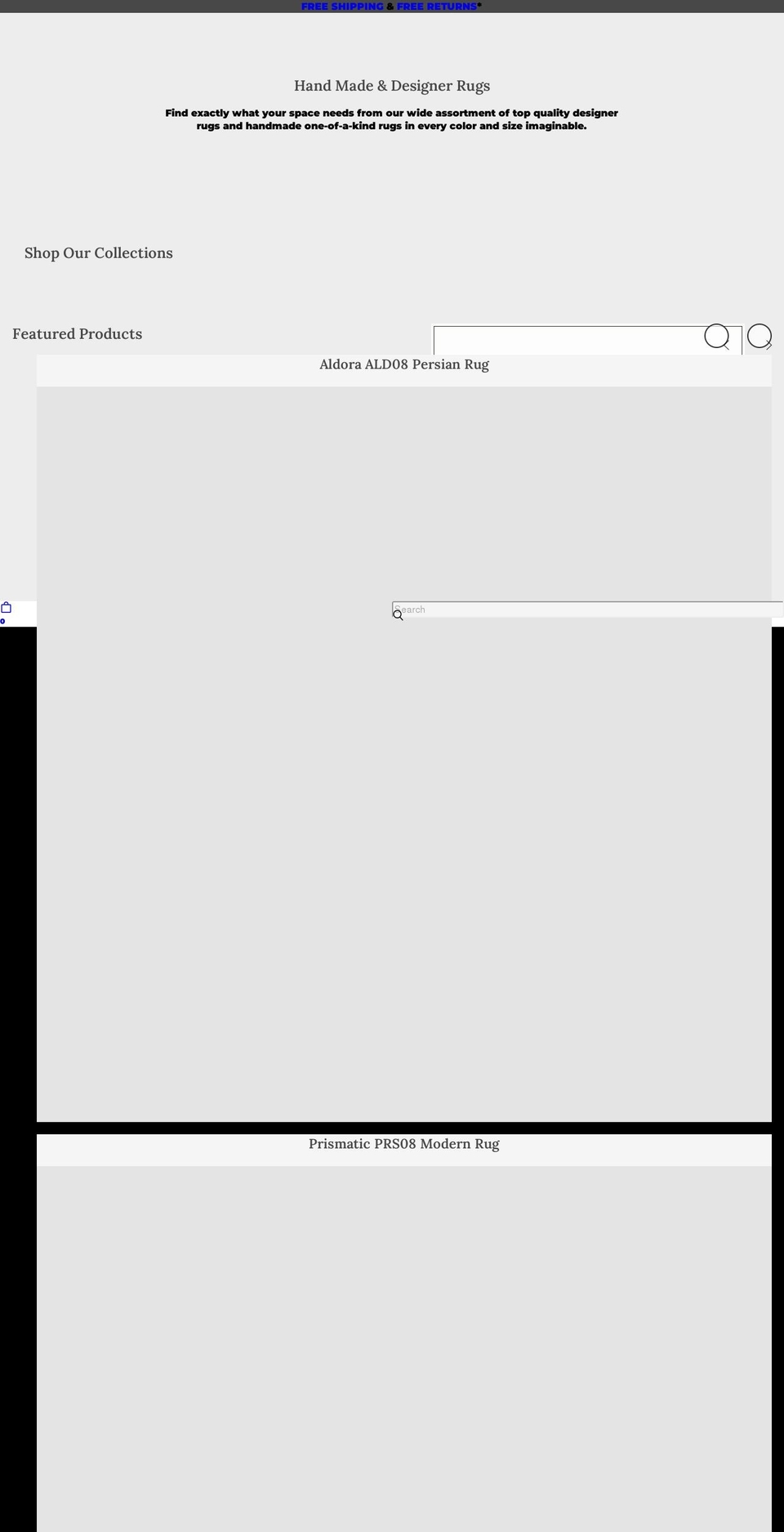 londongreyrugs.com shopify website screenshot