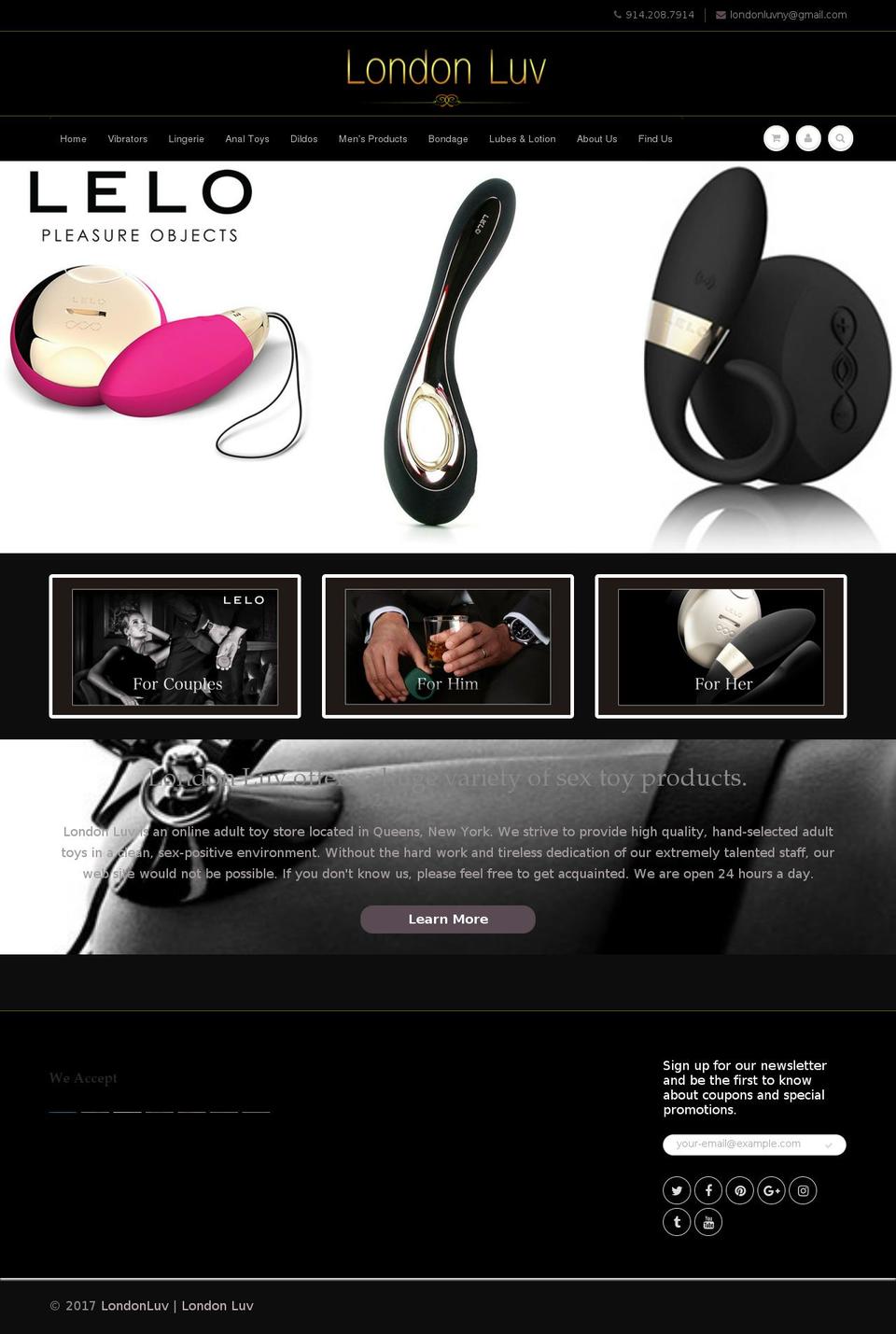londonluv.com shopify website screenshot