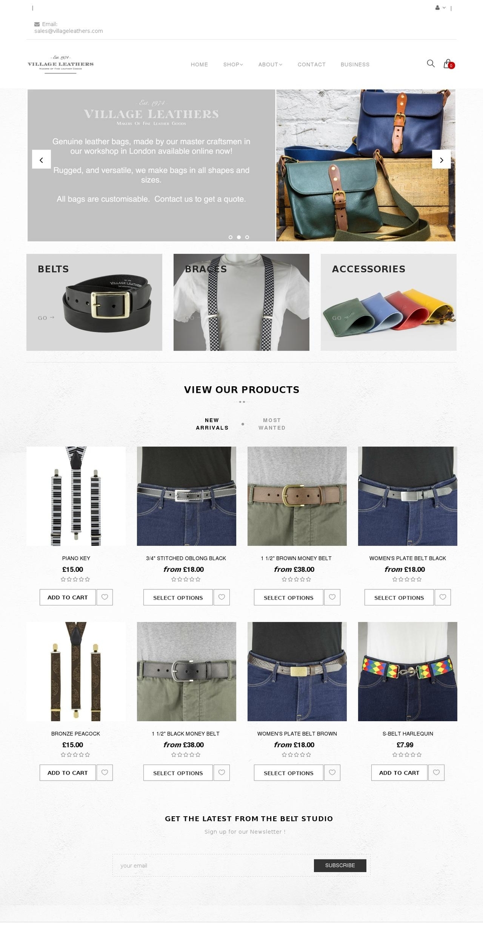 londonsatchel.com shopify website screenshot