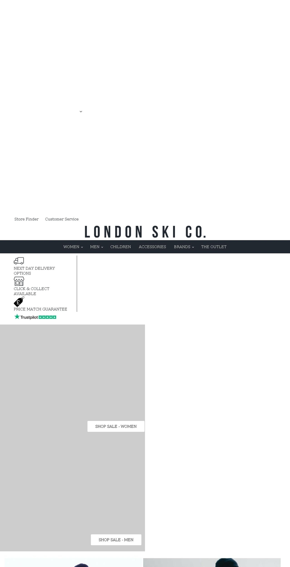 londonskico.com shopify website screenshot