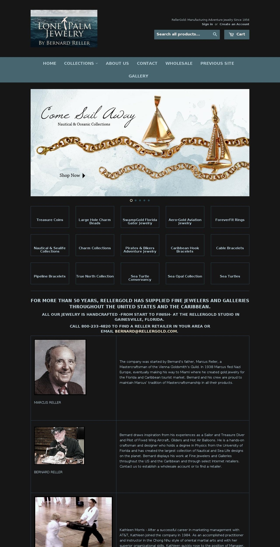 lonepalmjewelry.com shopify website screenshot