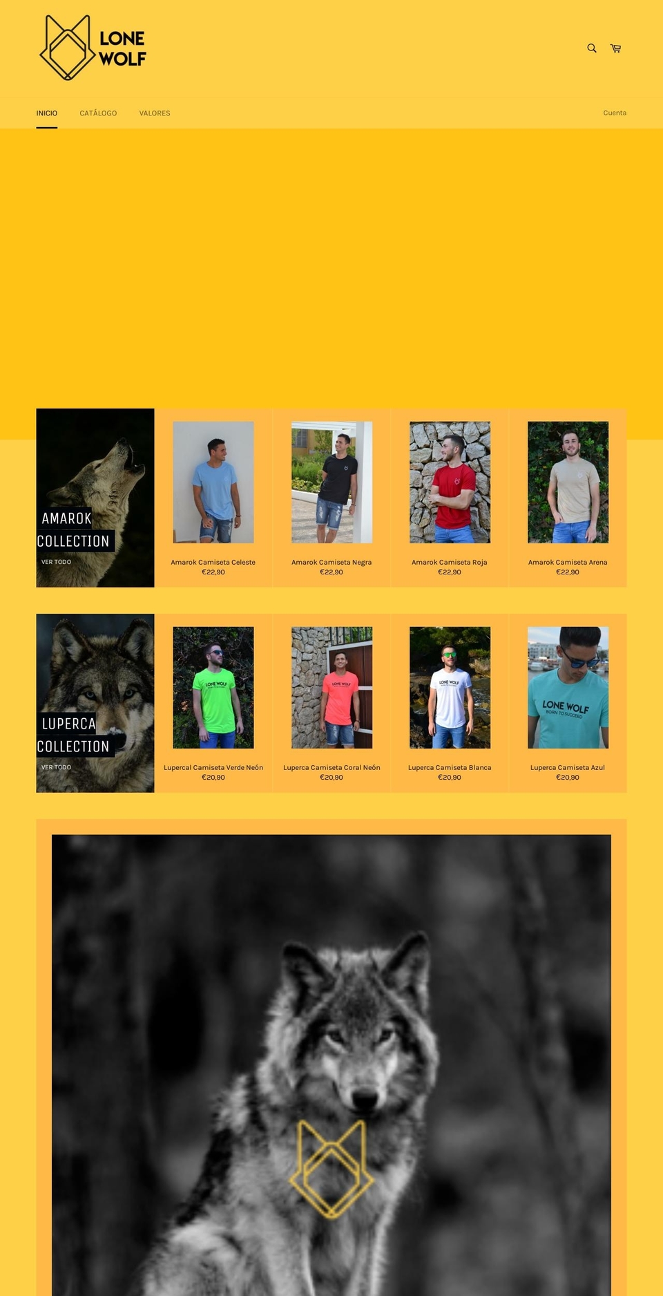 lonewolfcompany.com — Shopify storefront screenshot