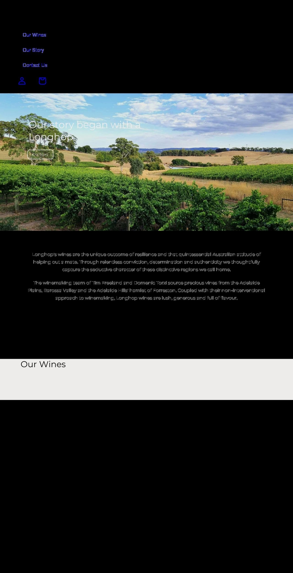 longhop.com shopify website screenshot