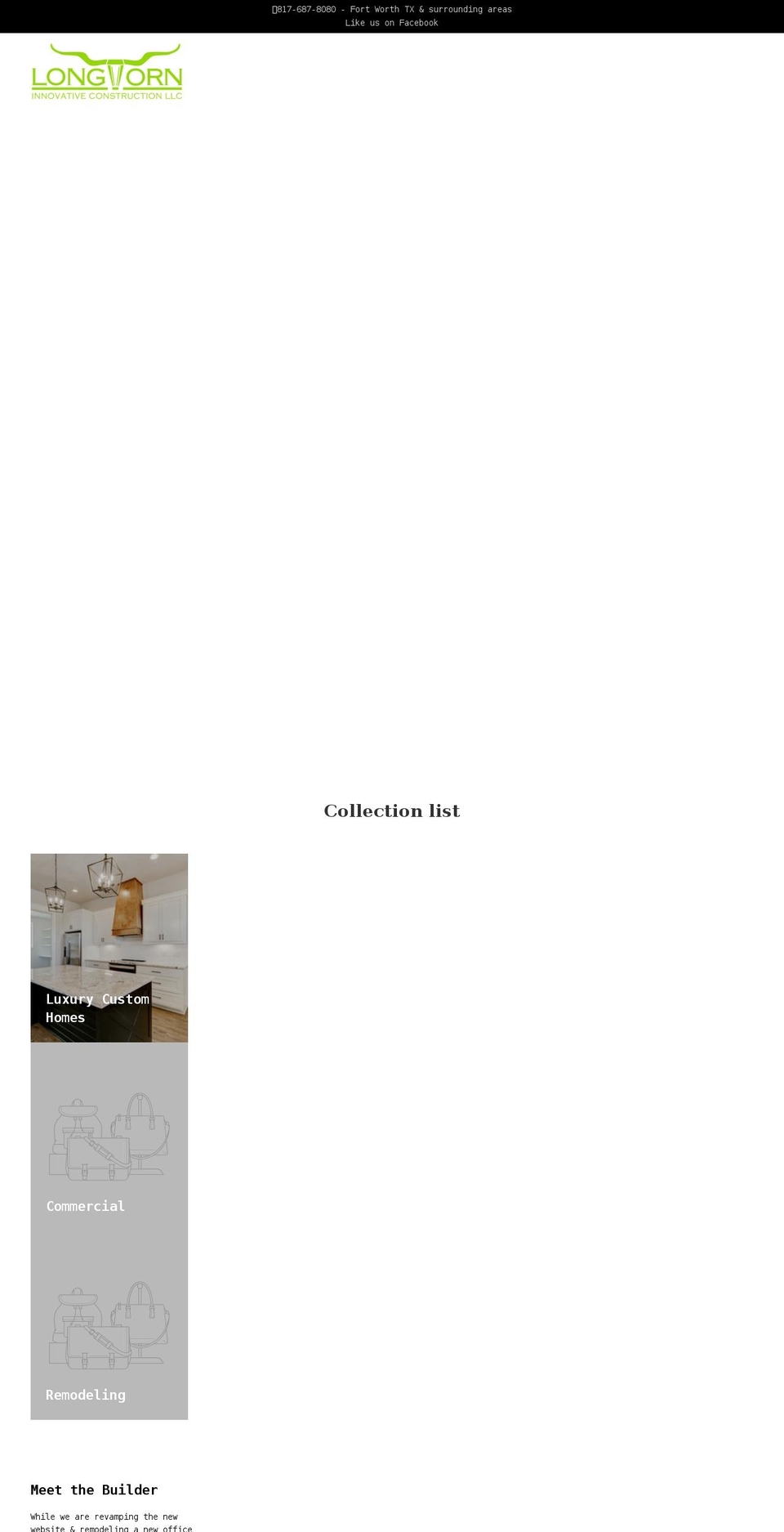 longhorninnovative.com shopify website screenshot