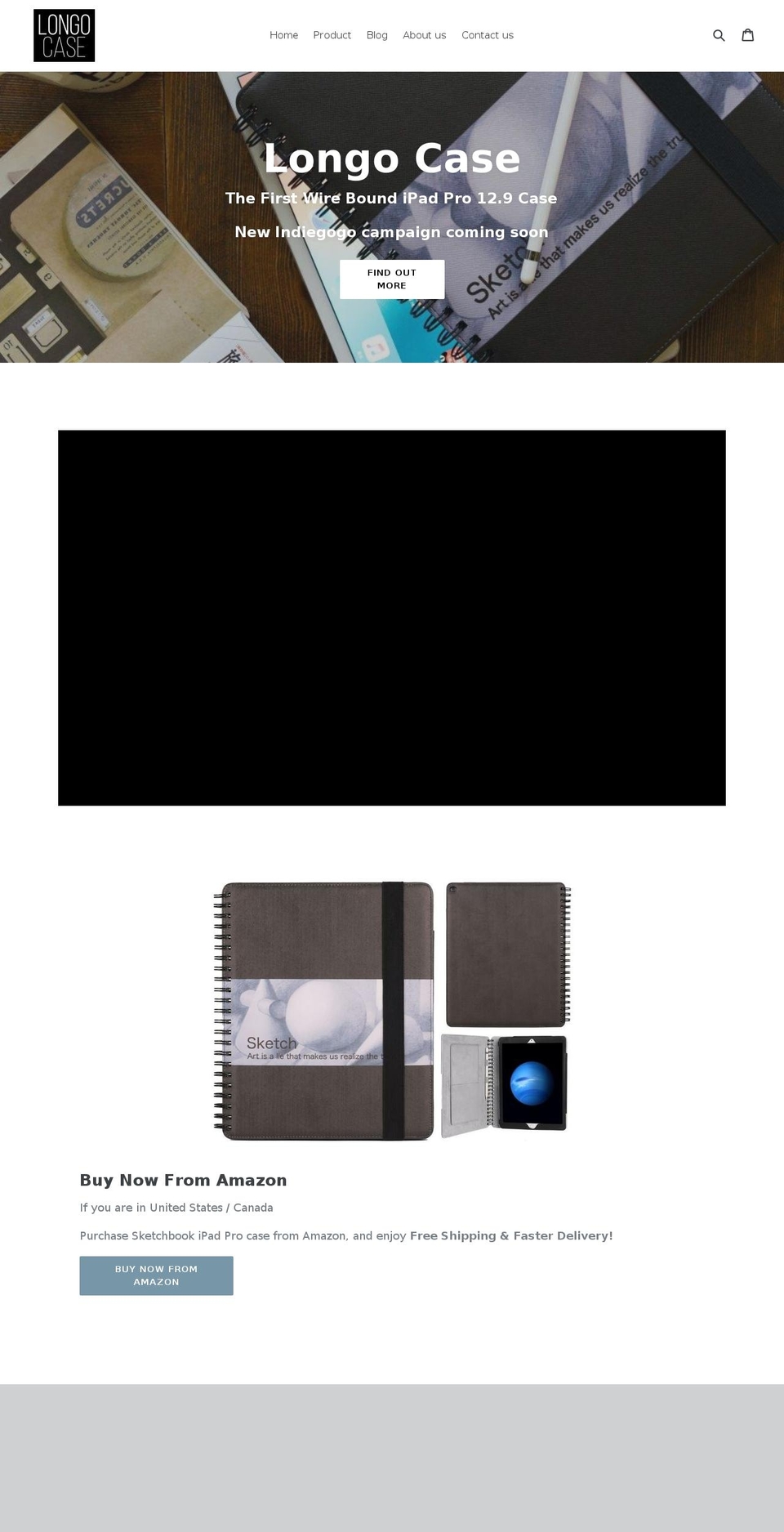 longocase.com — Shopify storefront screenshot
