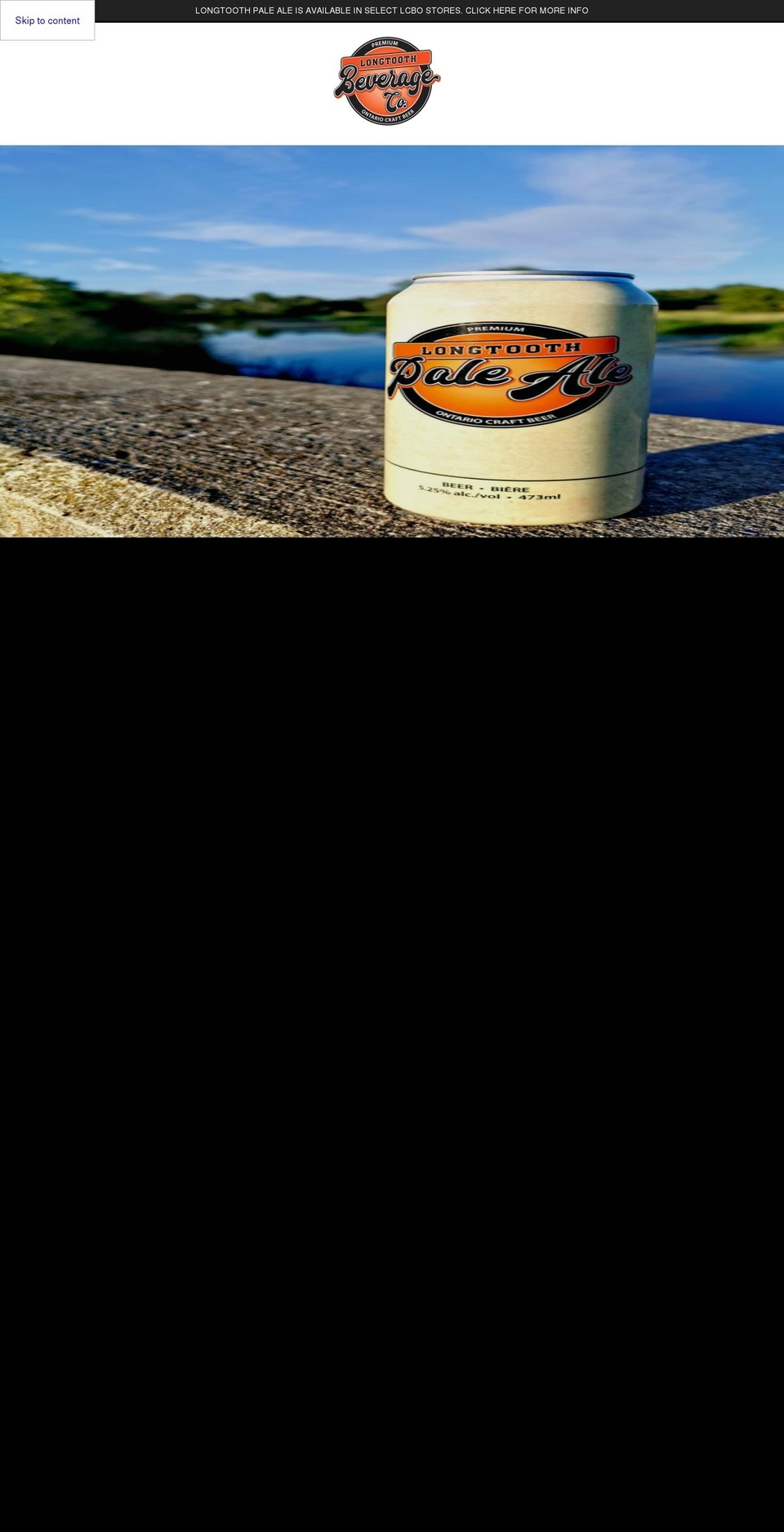 longtooth.ca shopify website screenshot