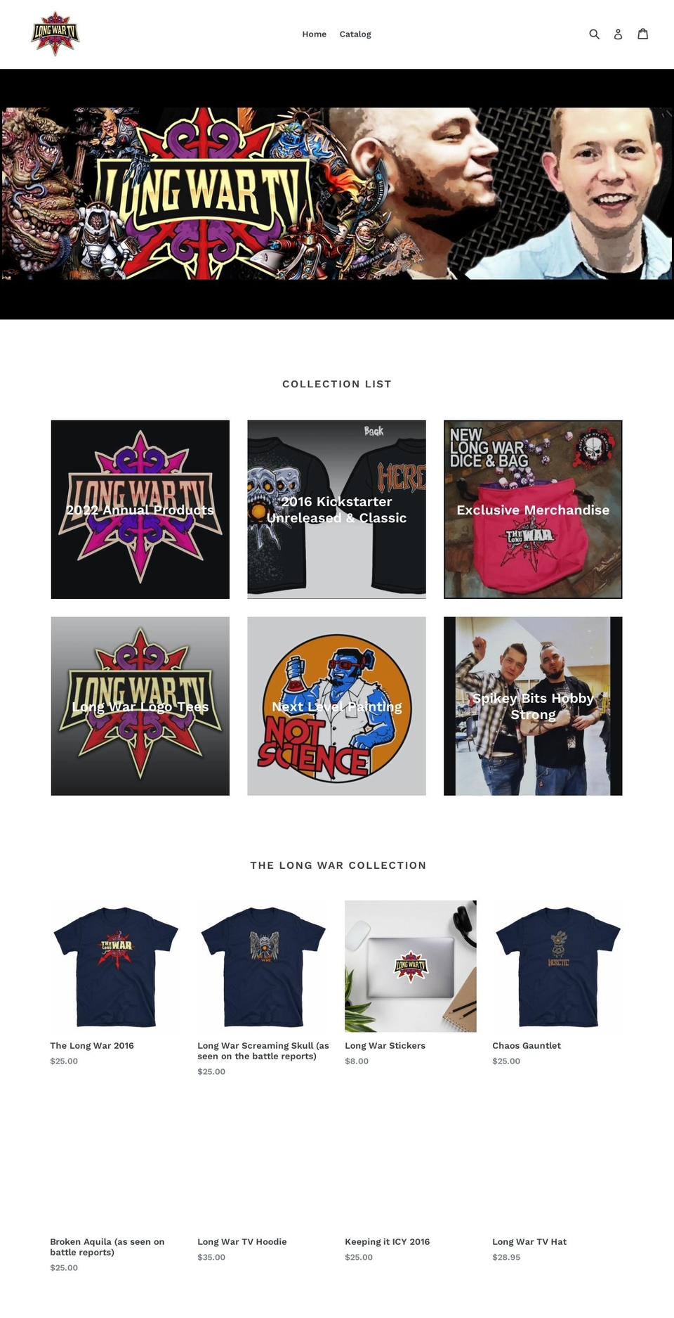 longwarswag.com — Shopify storefront screenshot