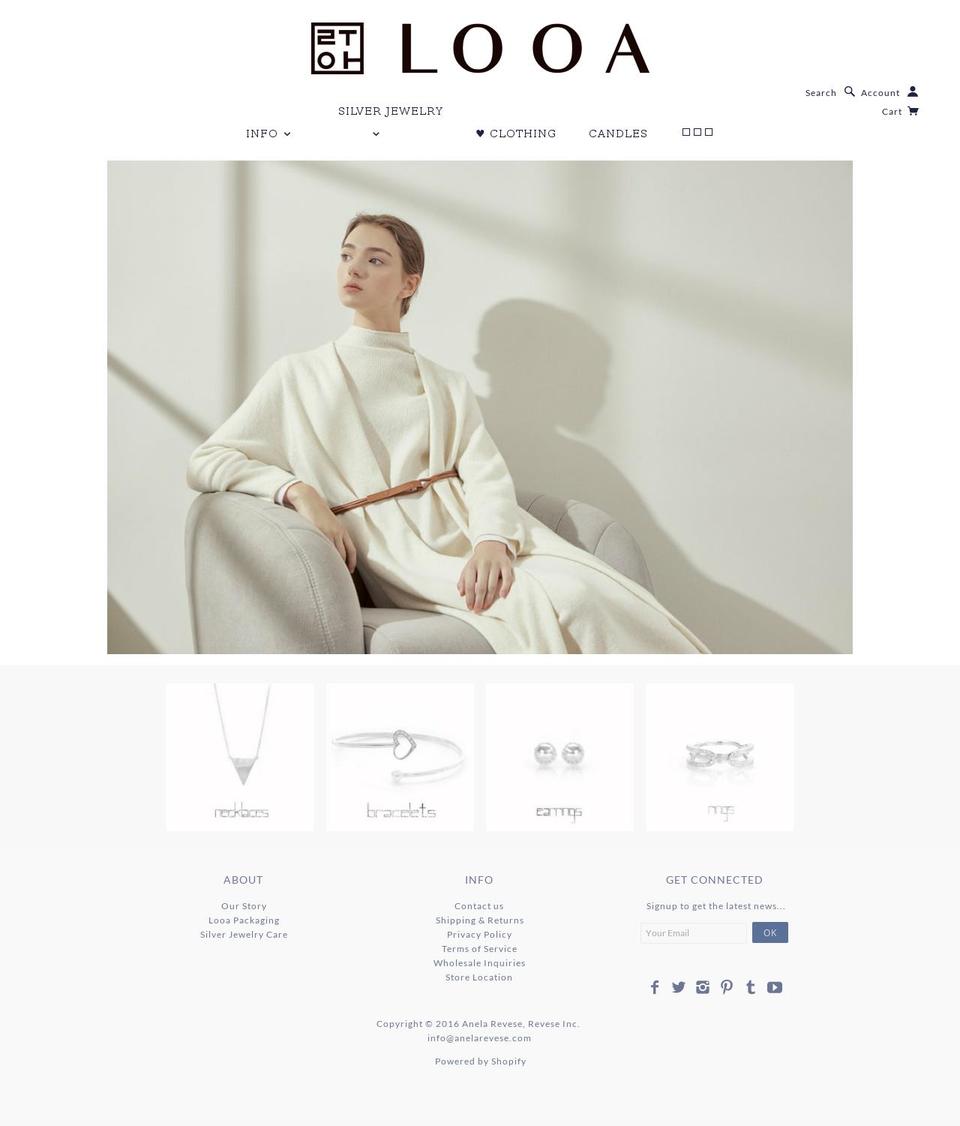 looa.love shopify website screenshot