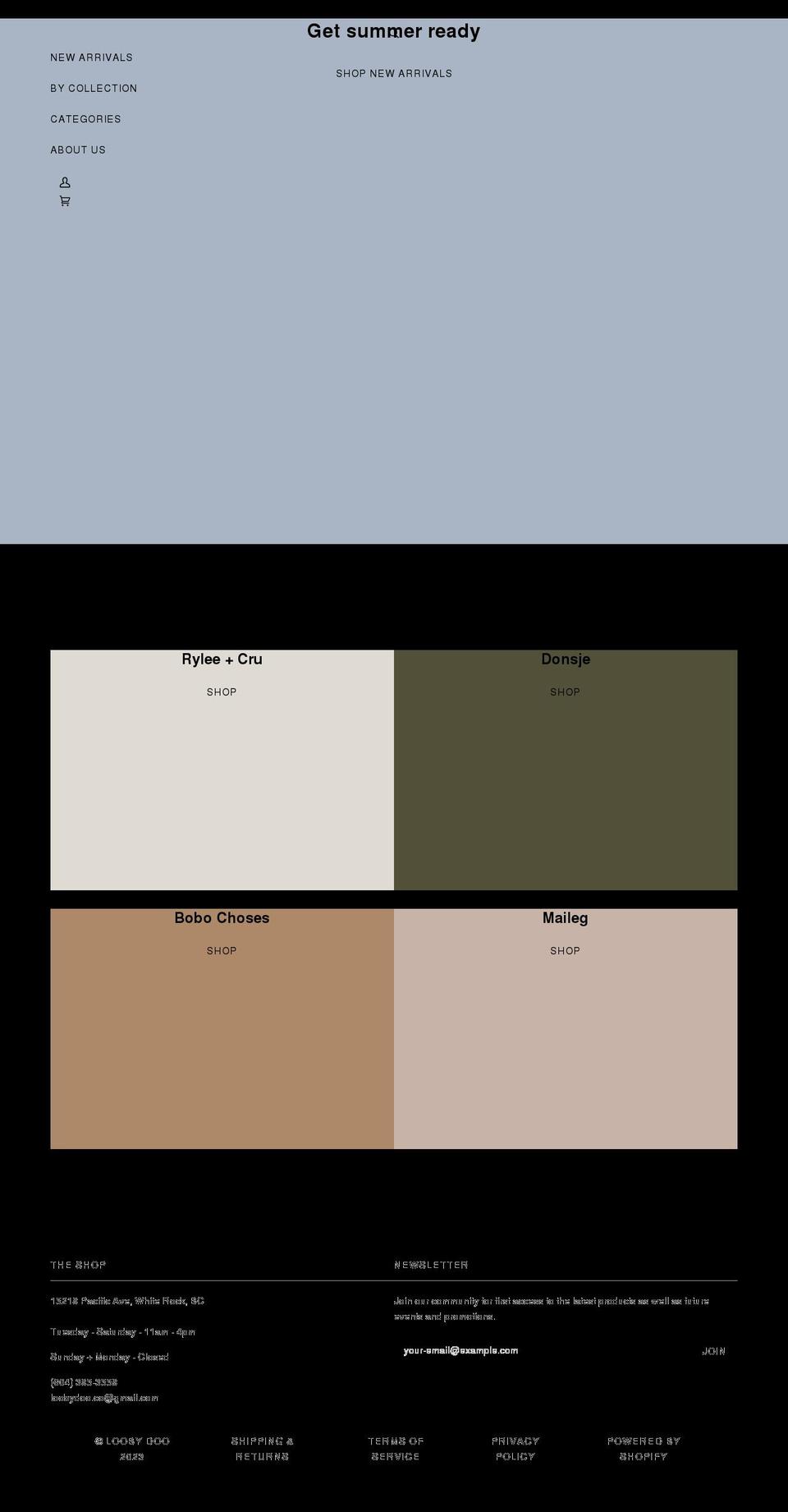 loobydoo.com shopify website screenshot