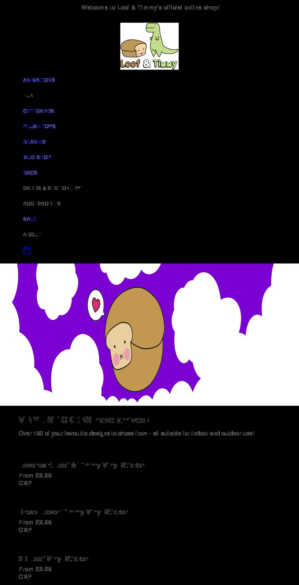 loofandtimmy.com shopify website screenshot