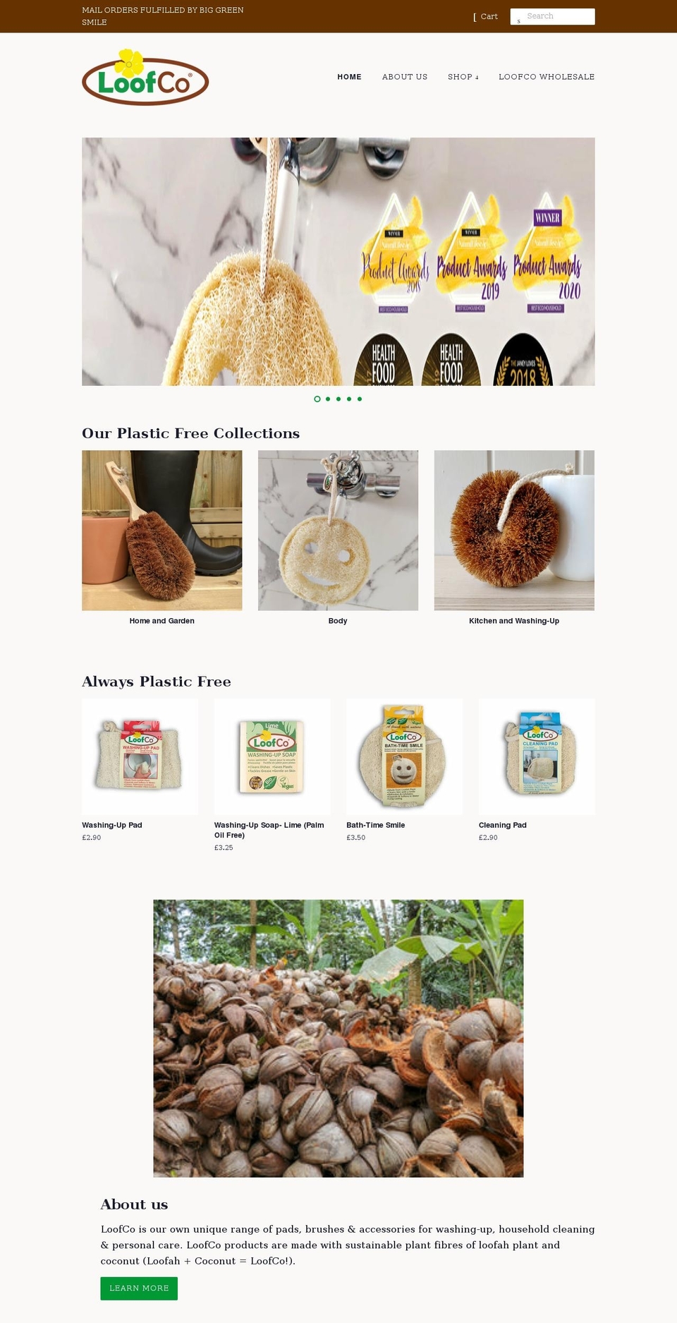 loofco.co.uk shopify website screenshot