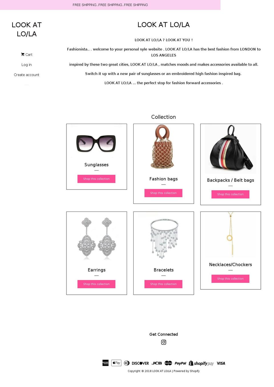 lookatlola.com — Shopify storefront screenshot