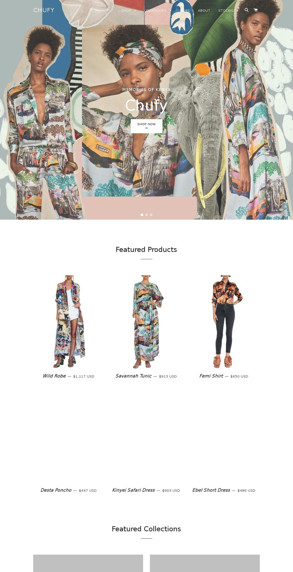 lookingforchufy.com — Shopify storefront screenshot
