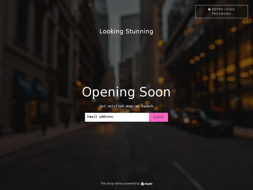 lookingstunning.com shopify website screenshot