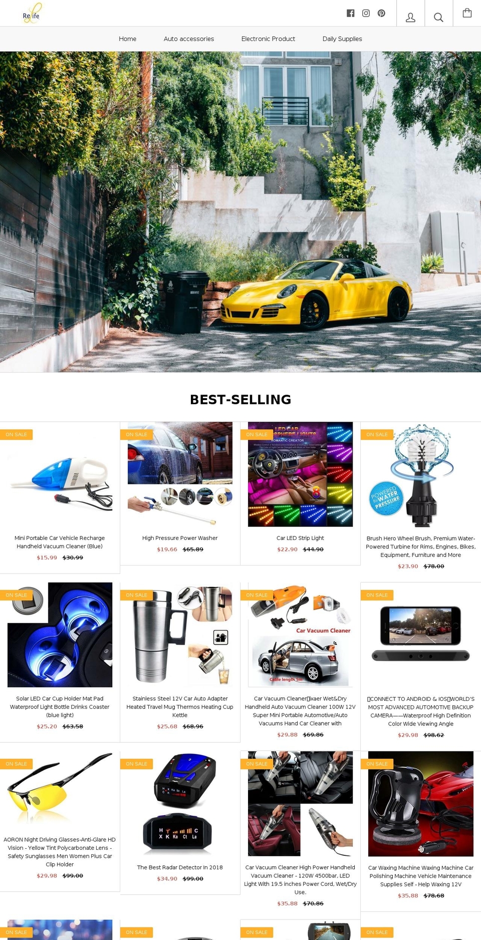 lookingwigs.com — Shopify storefront screenshot