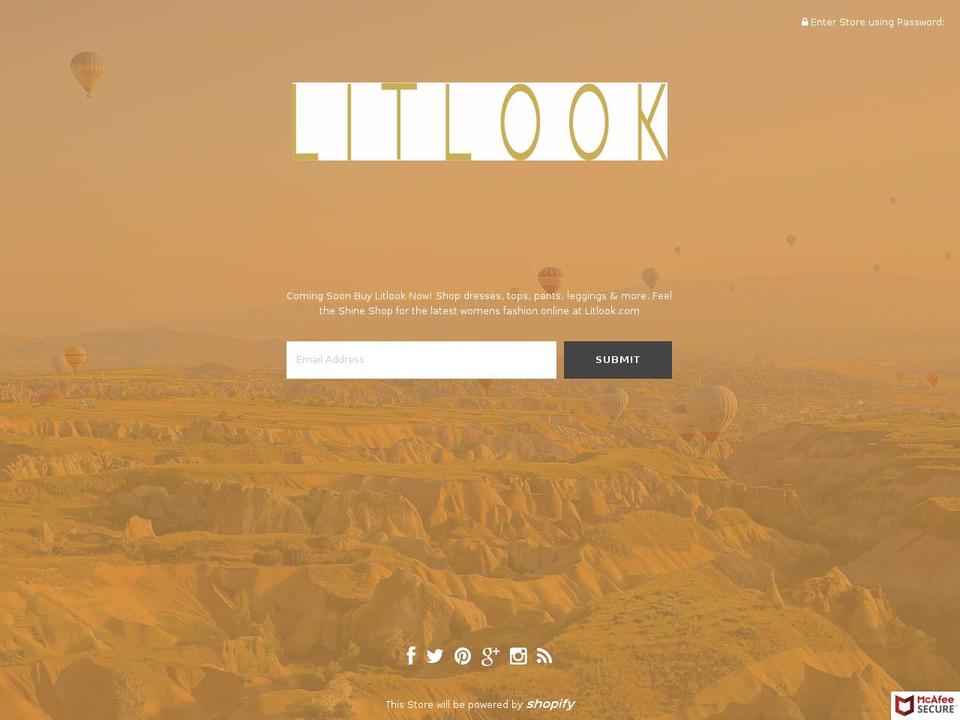 looklitstyle.com — Shopify storefront screenshot