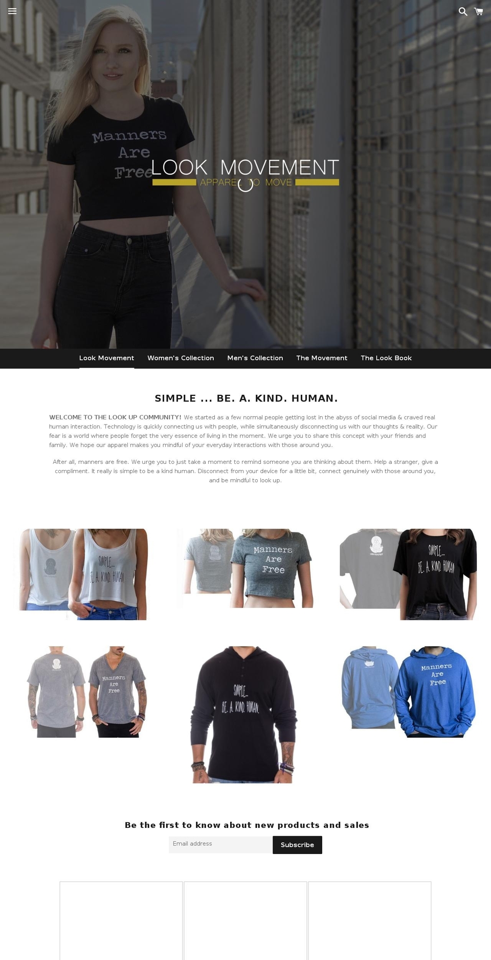 lookmovement.com shopify website screenshot