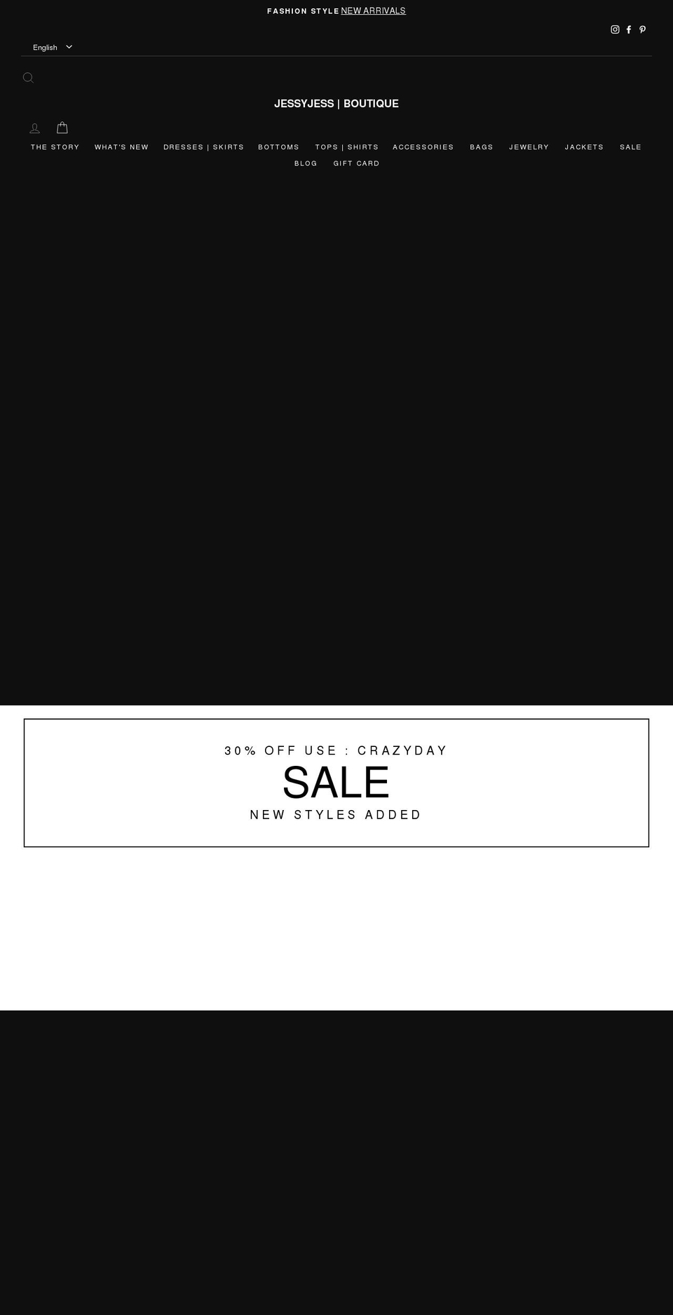 looknvousbyjessyjess.com — Shopify storefront screenshot