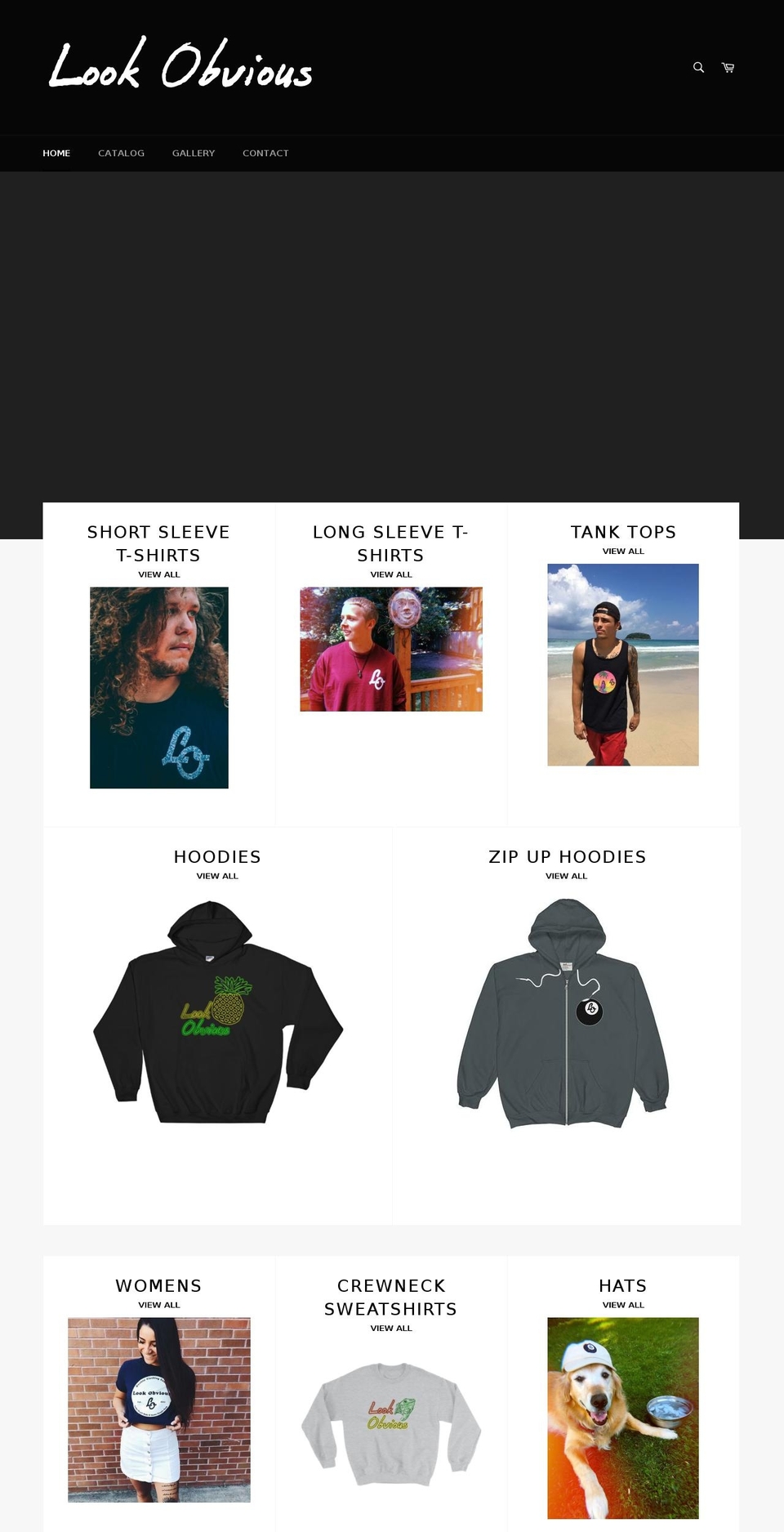 lookobvious.com — Shopify storefront screenshot