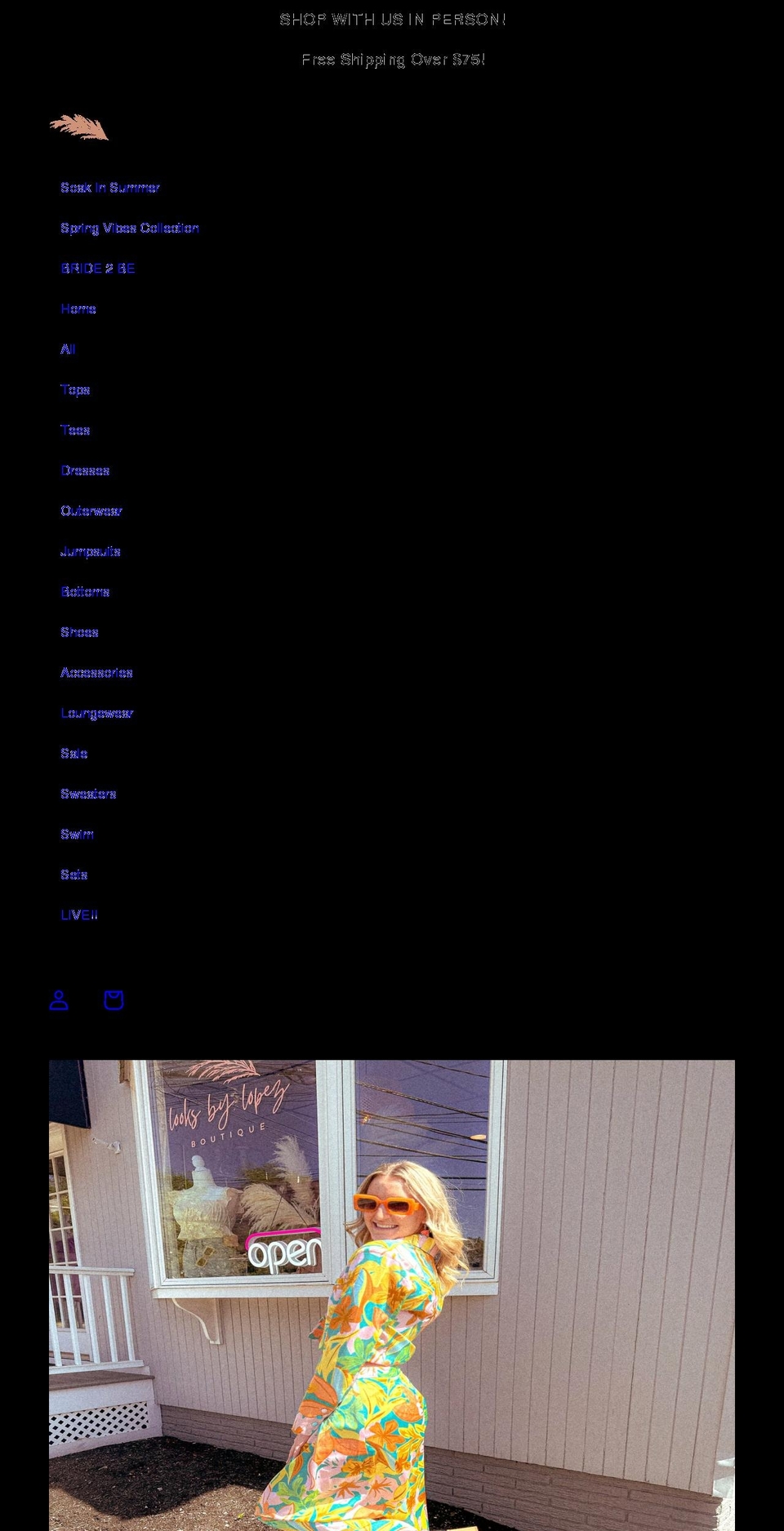looksbylopez.com shopify website screenshot
