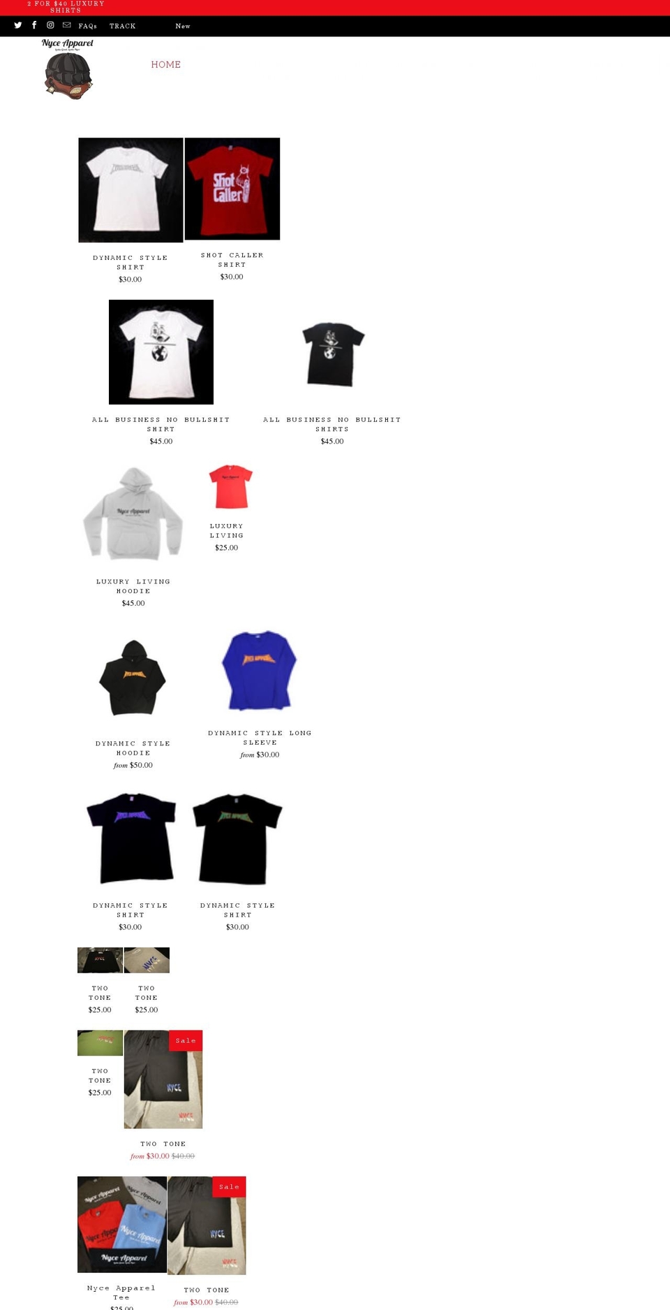 looksnyce.com shopify website screenshot