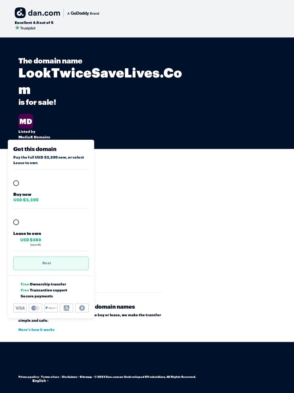 looktwicesavelives.com — Shopify storefront screenshot