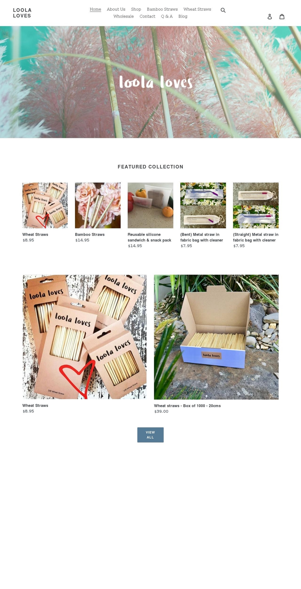 loolaloves.com.au shopify website screenshot
