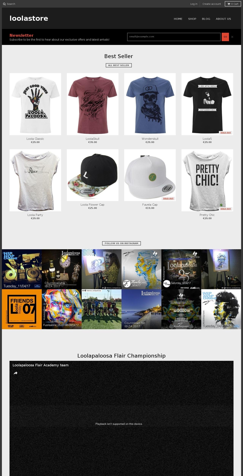 loolastore.com shopify website screenshot