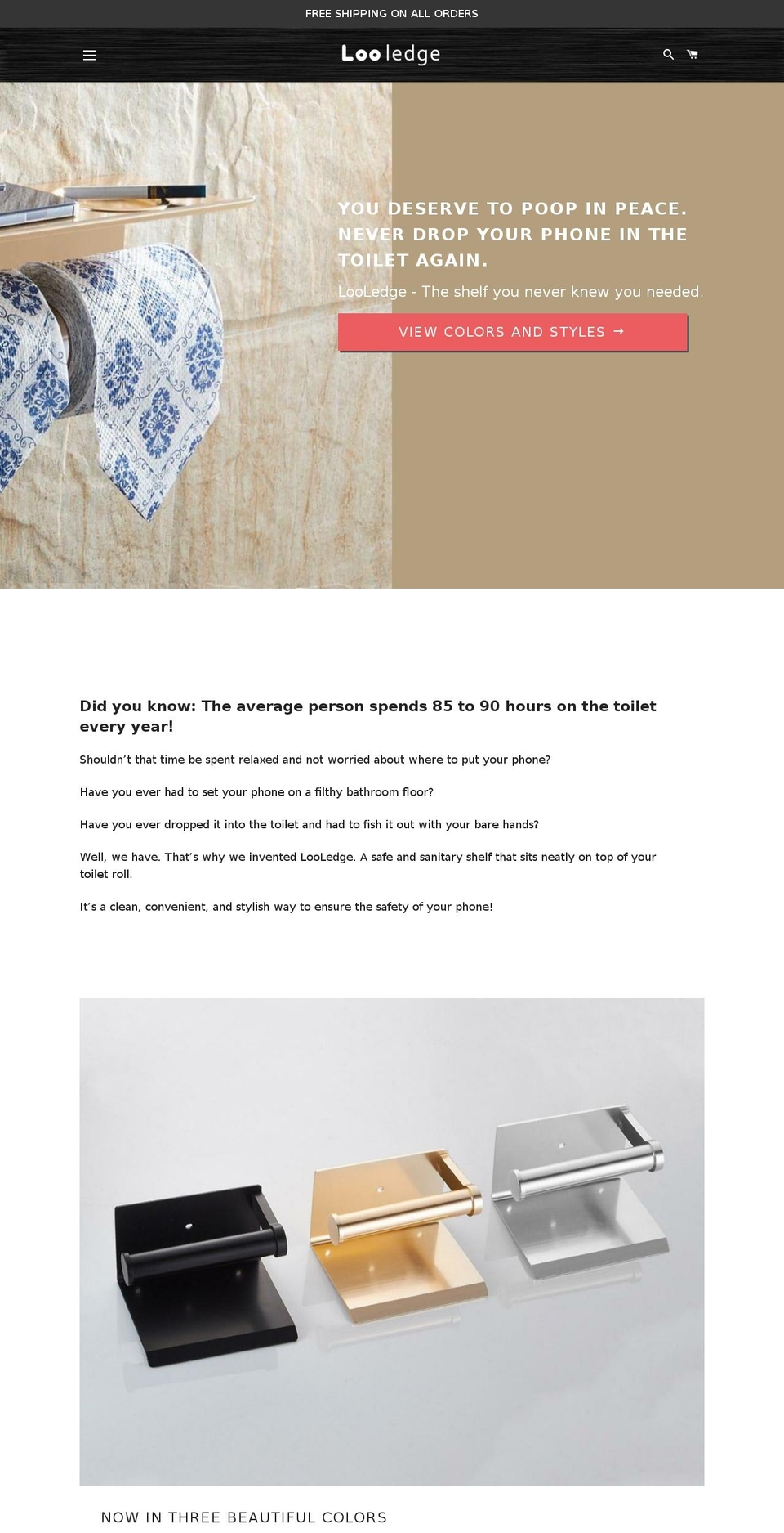 looledge.com — Shopify storefront screenshot