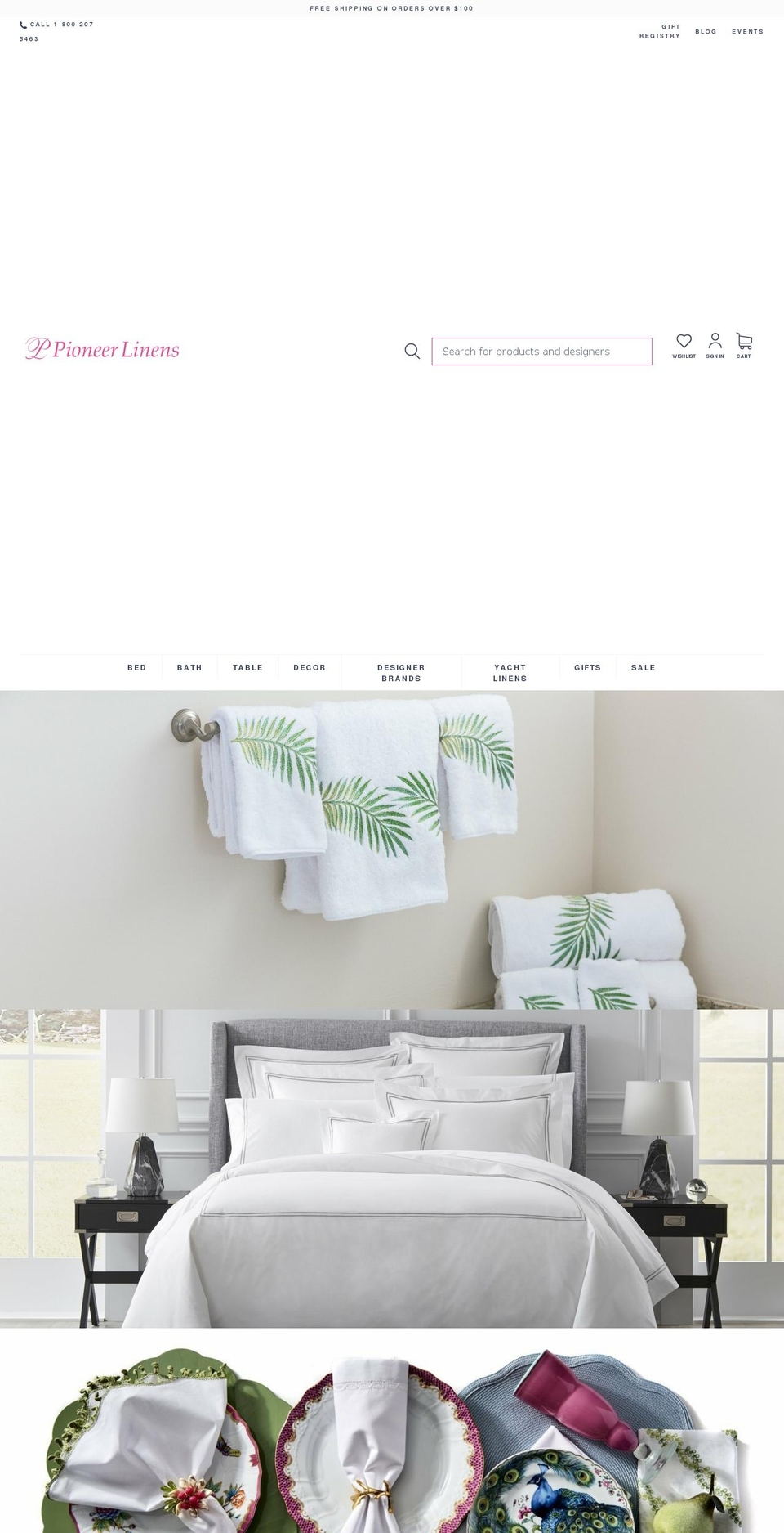 loomlinens.org shopify website screenshot