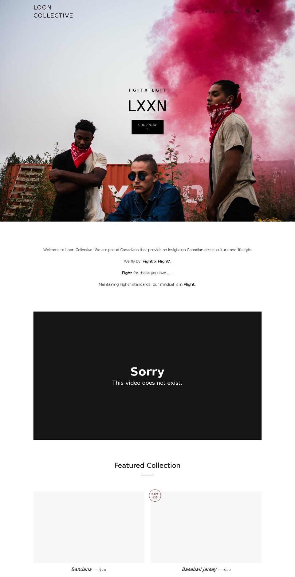 looncollective.com — Shopify storefront screenshot