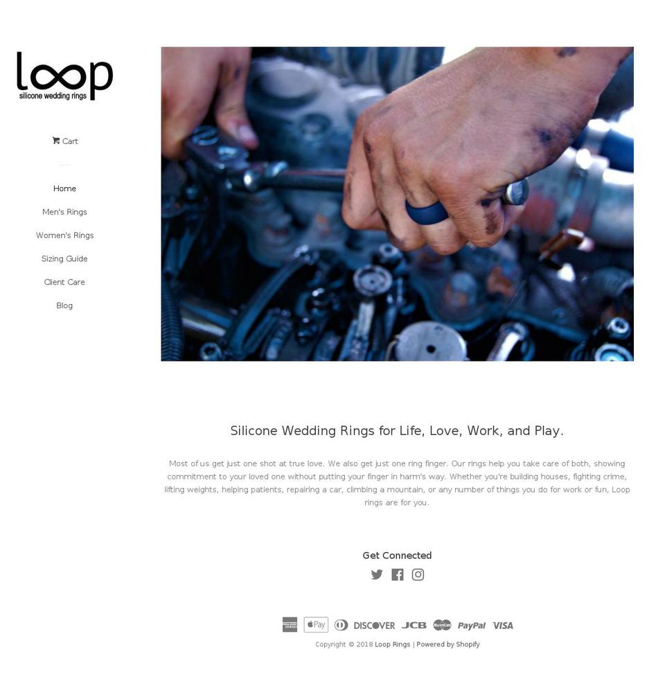 loop-rings.com — Shopify storefront screenshot