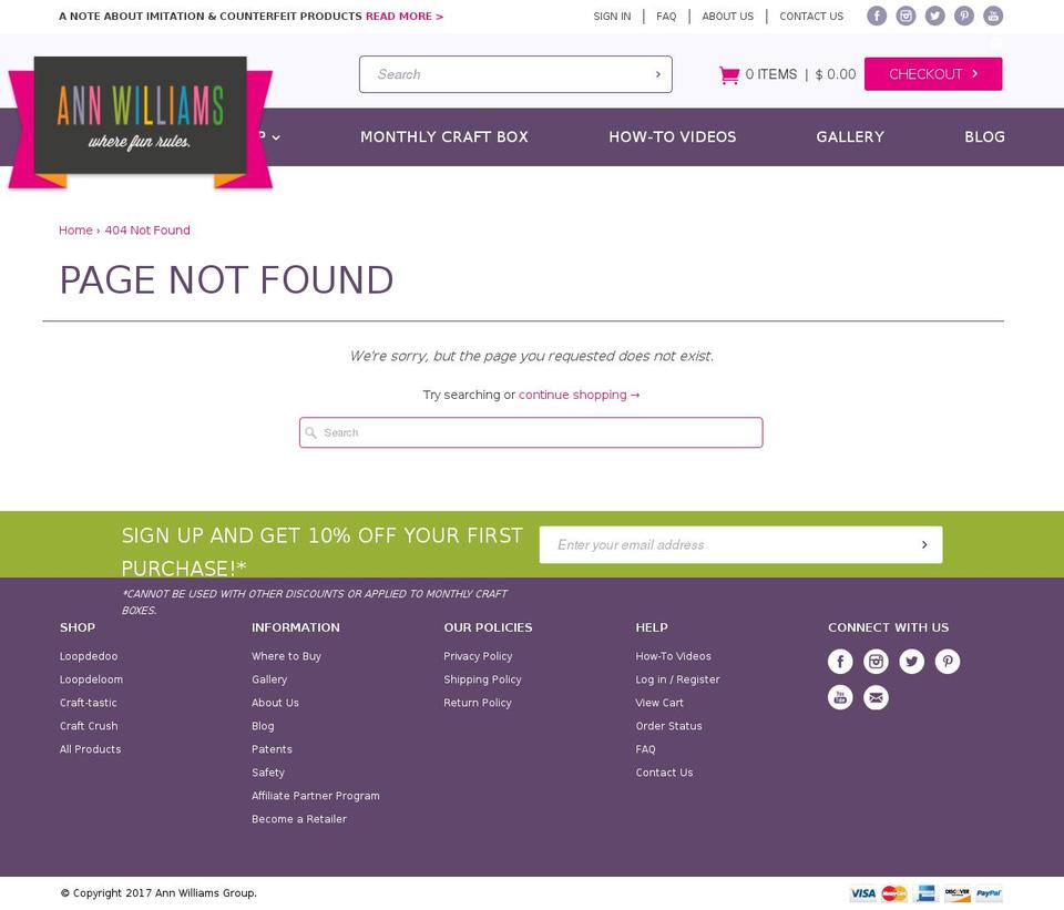 loopdedoos.com shopify website screenshot