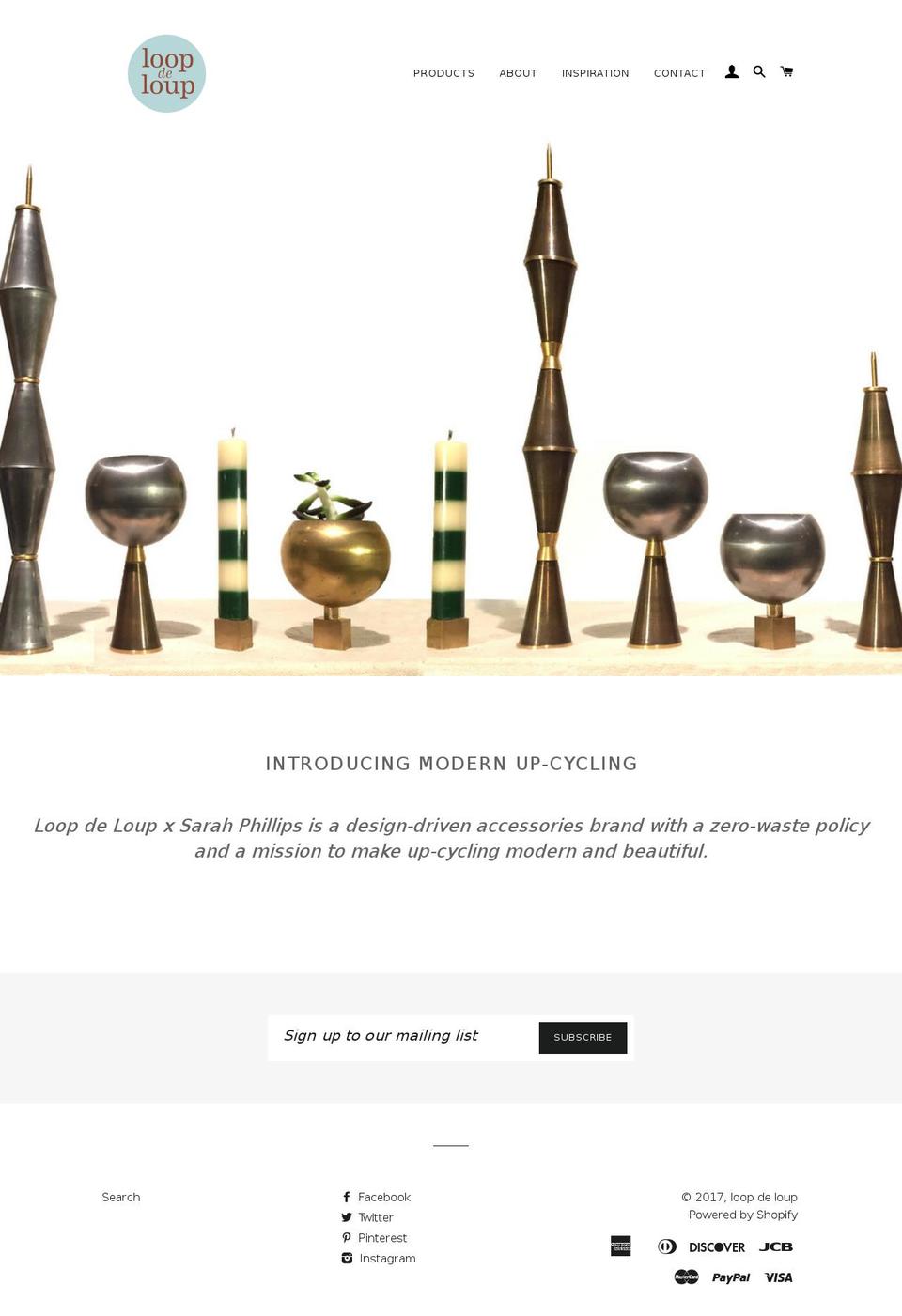 loopdeloup.com shopify website screenshot