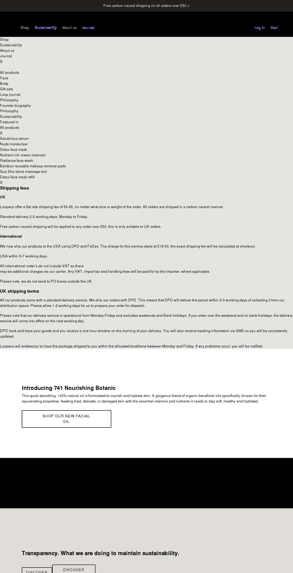 loopeco.com shopify website screenshot