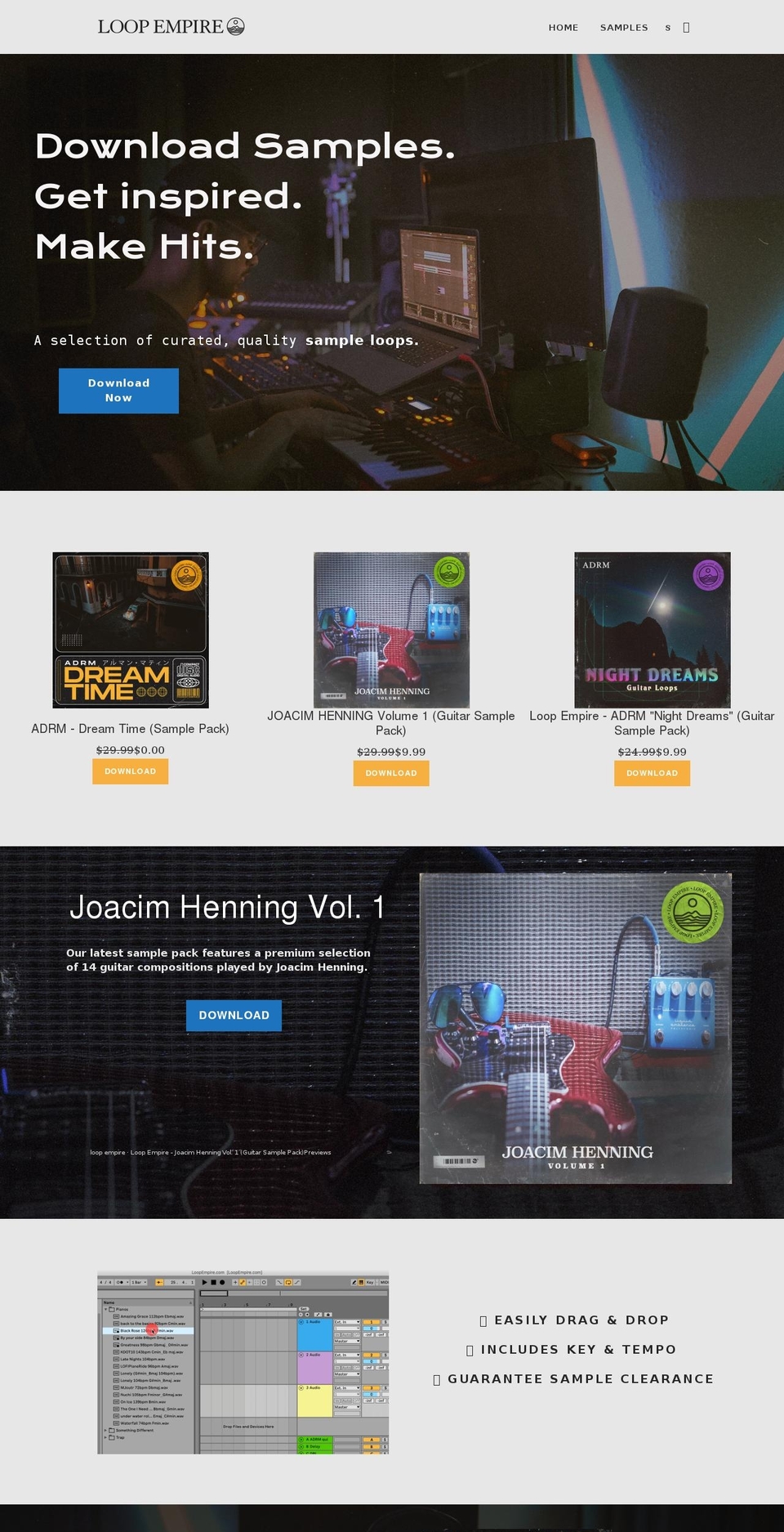 loopempire.com shopify website screenshot