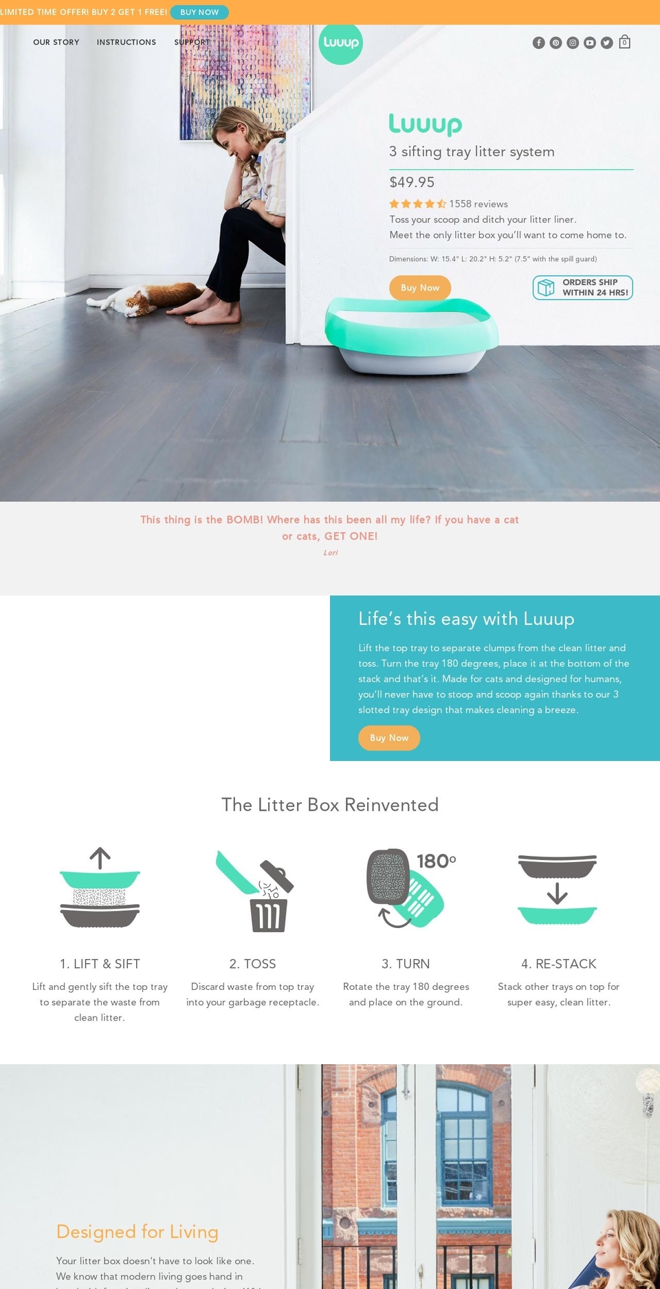 shopifybuildv2 Shopify theme site example looplitterbox.com