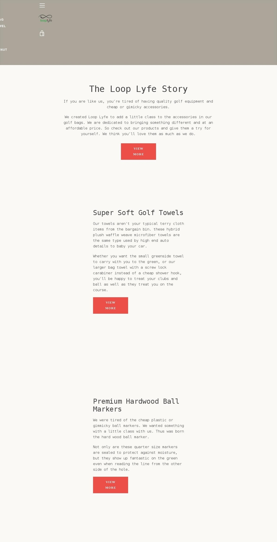 looplyfe.com — Shopify storefront screenshot