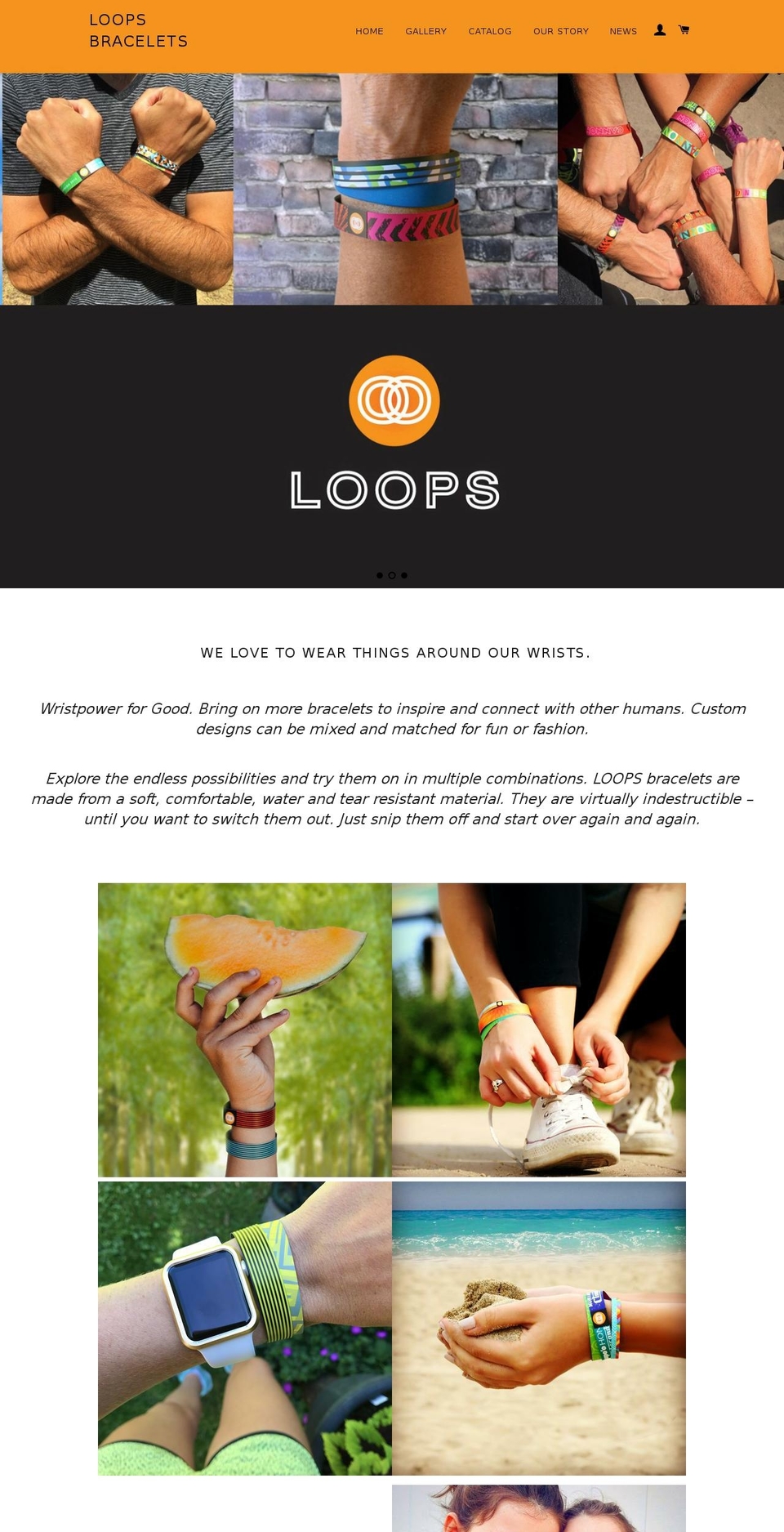 loopsbrand.com — Shopify storefront screenshot
