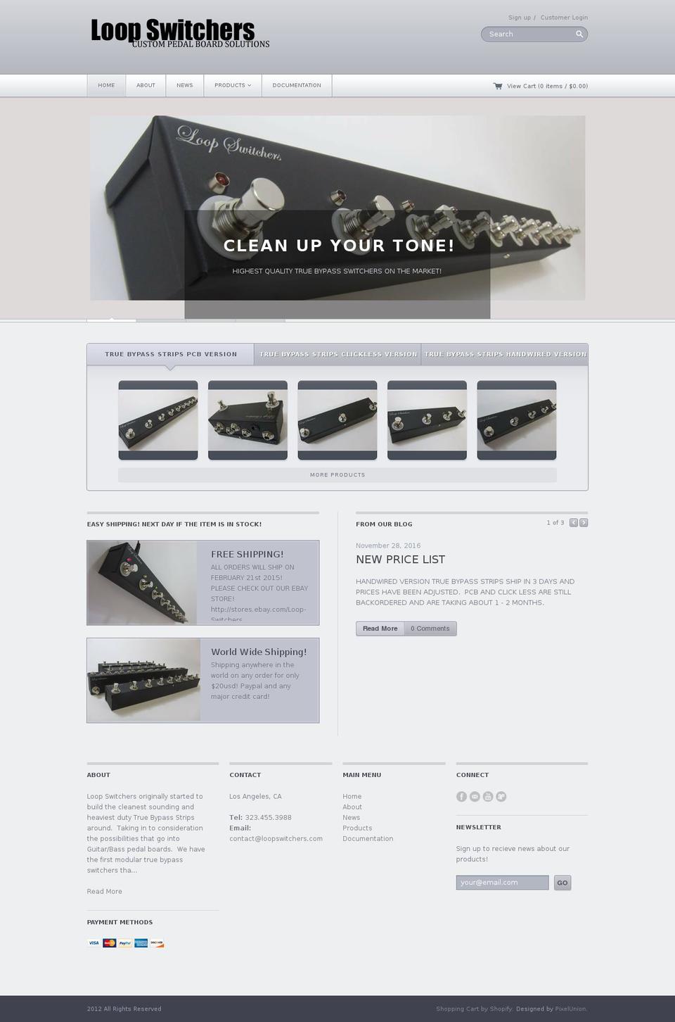 loopswitchers.com shopify website screenshot