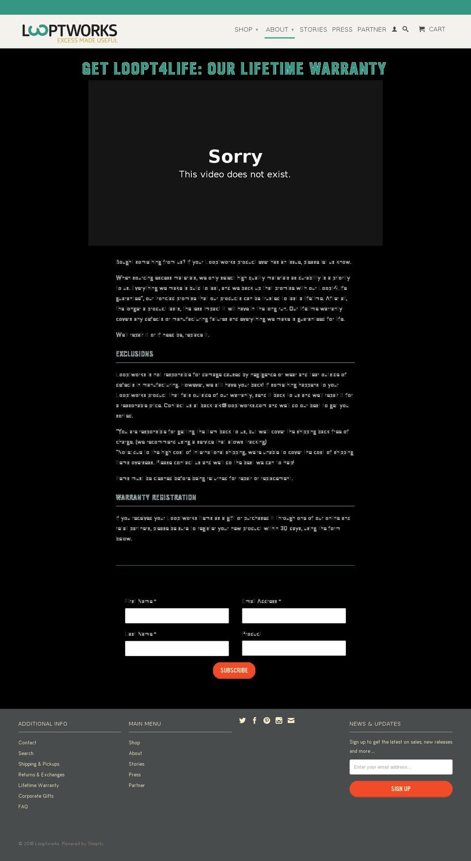 looptworks-myshopify-com-retina Shopify theme site example loopt4life.com