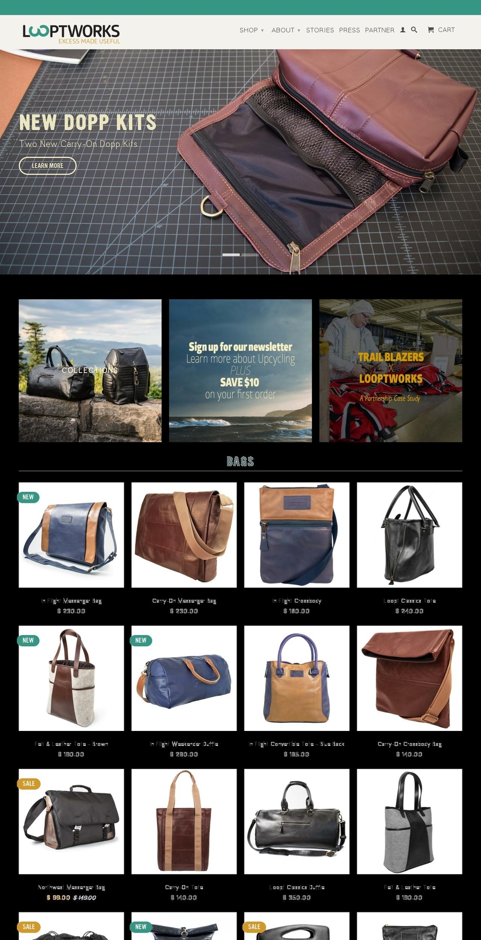 looptworks.us shopify website screenshot