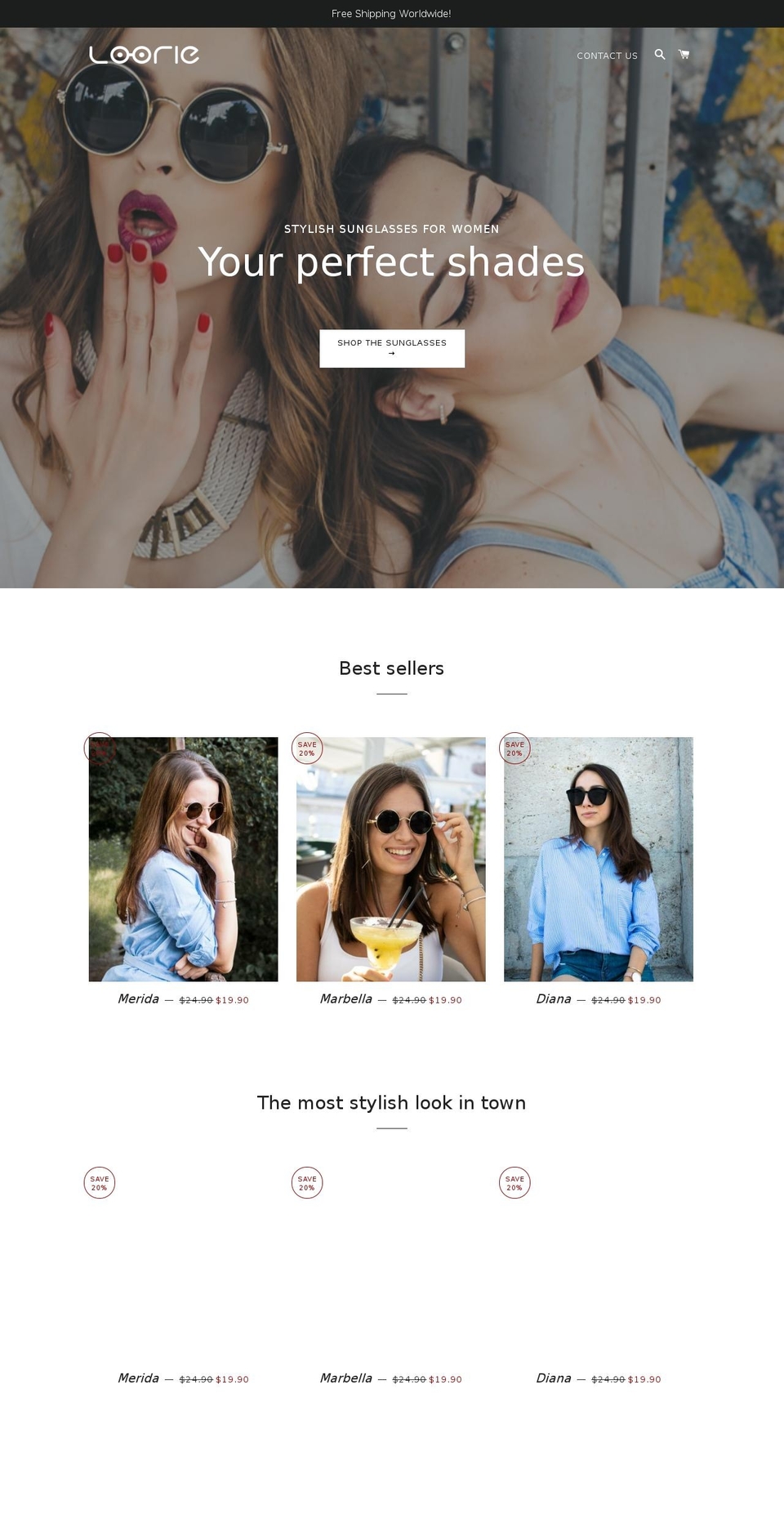 loorie.com — Shopify storefront screenshot